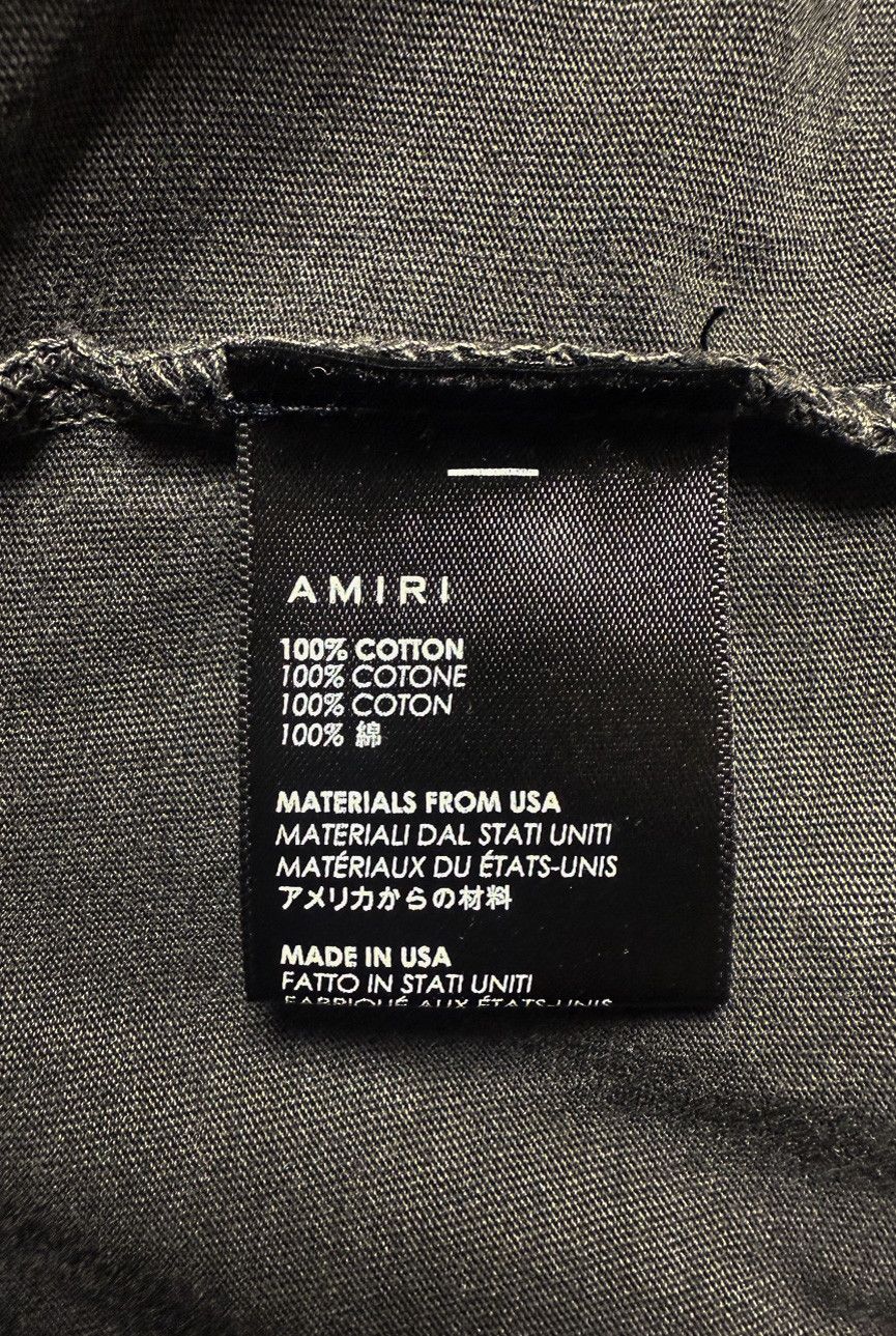 Amiri Pitbull-print Washed-cotton T-shirt In Vintage Black Size US XL / EU 56 / 4 - 4 Thumbnail