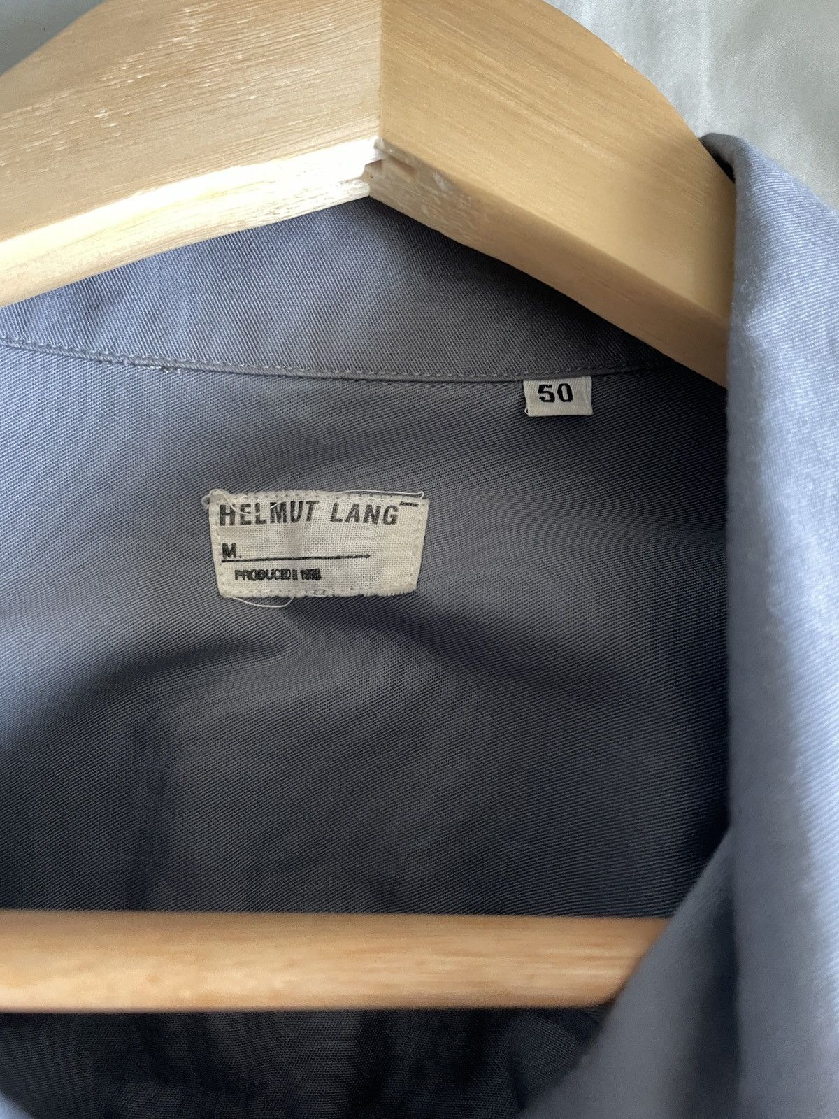 Helmut Lang 1998 Helmut Lang Short Sleeve Double Breasted Shirt Size US M / EU 48-50 / 2 - 2 Thumbnail
