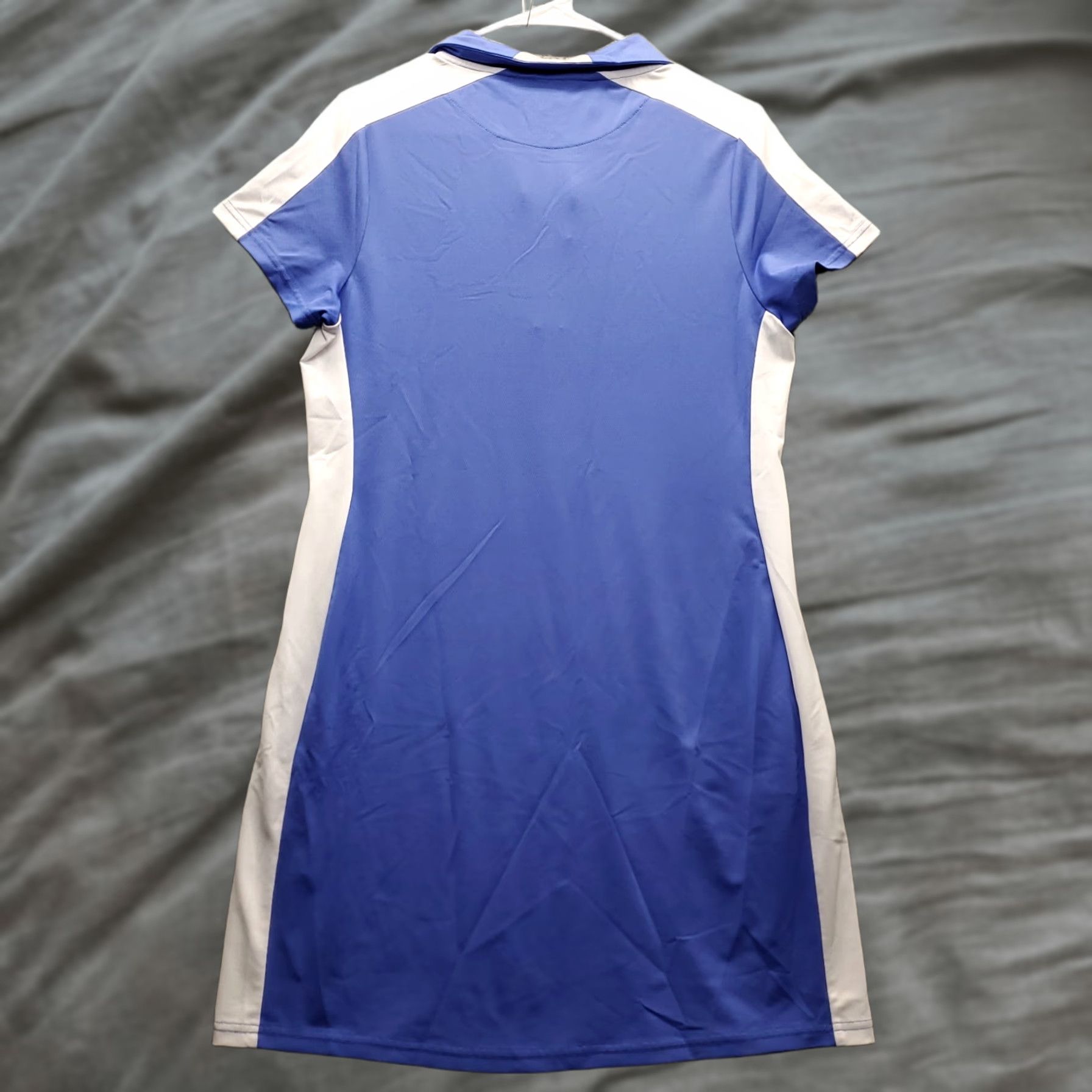 Footjoy FootJoy Womens Shirt Dress M Multicolor Collared Pockets Stretch Midi Short Sleeve Golf Tennis Polo Style Size M / US 6-8 / IT 42-44 - 1 Thumbnail