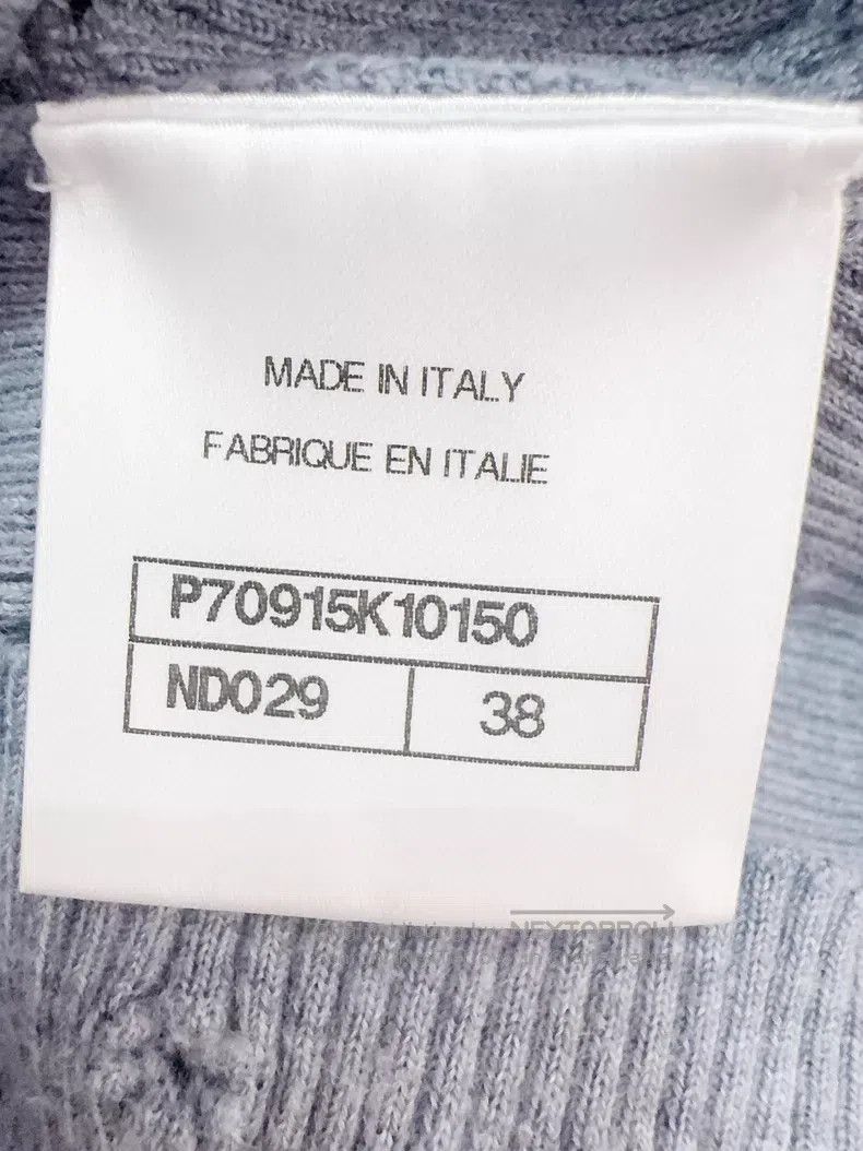 Chanel Chanel Blue knitted short sleeves Size XS / US 0-2 / IT 36-38 - 7 Thumbnail