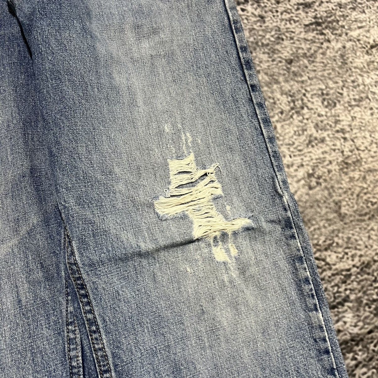 Lee Vintage Lee Distressed Faded Workwear Skater Blue Jeans Size US 36 / EU 52 - 7 Thumbnail
