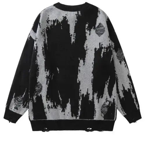 Japanese Brand × Vintage Hip Hop Ripped Sweaters Grunge Size US M / EU 48-50 / 2 - 3 Thumbnail