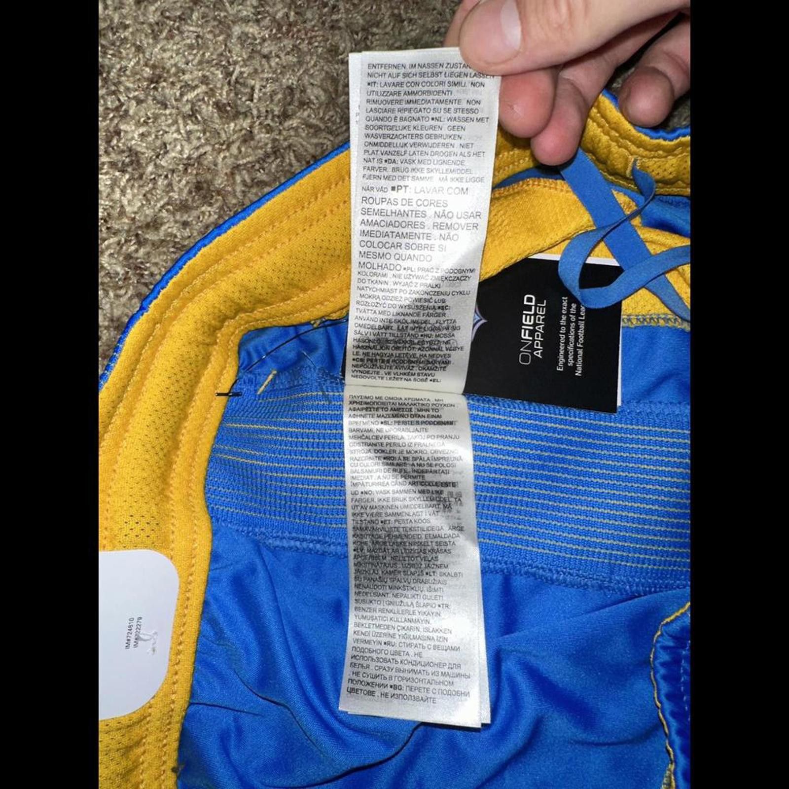 Nike Men's Nike Los Angeles charger Sideline Primary Lockup Performance Shorts Size US 36 / EU 52 - 11 Thumbnail
