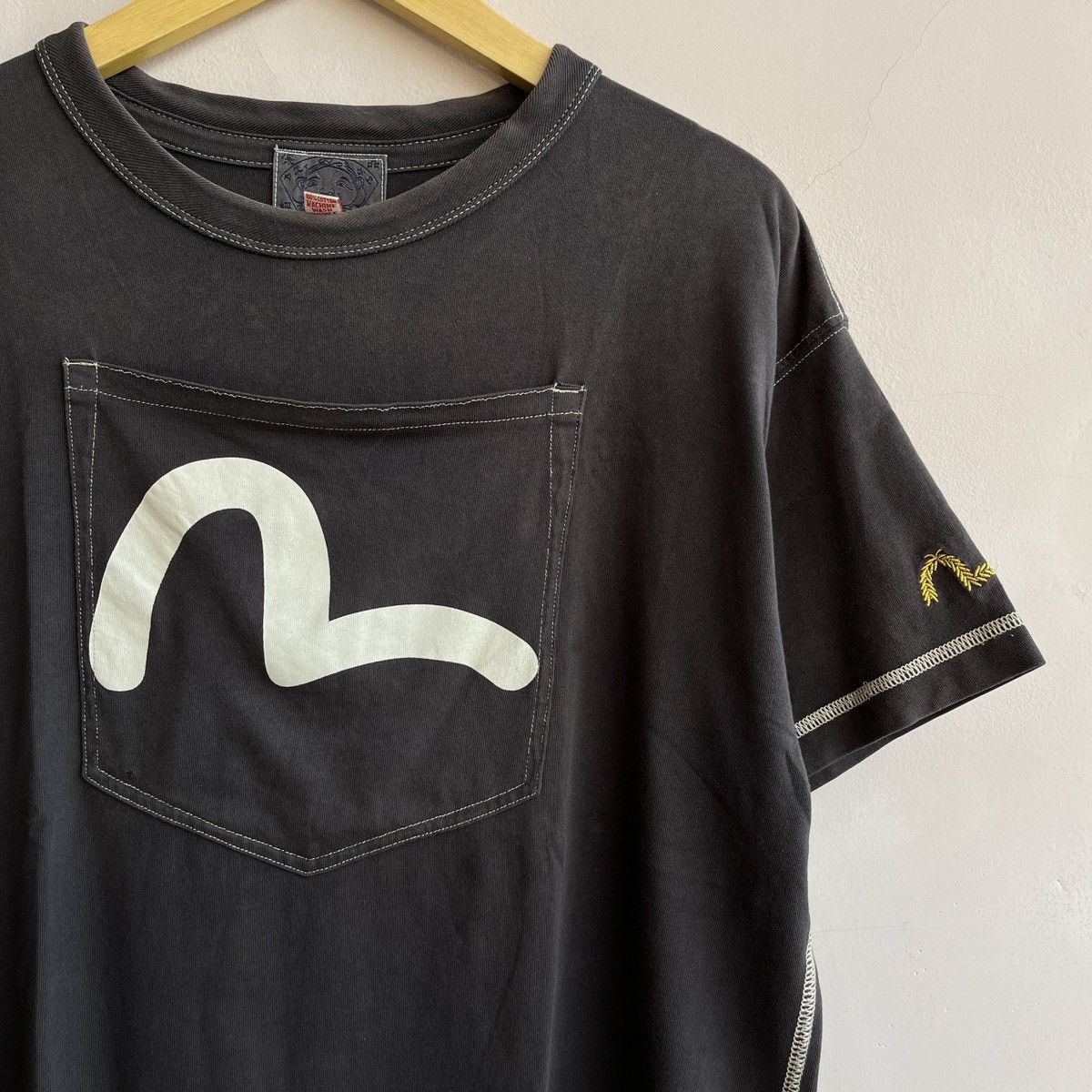Evisu × Japanese Brand EVISU BIG POCKET SEAGULL TSHIRT Size US M / EU 48-50 / 2 - 11 Thumbnail