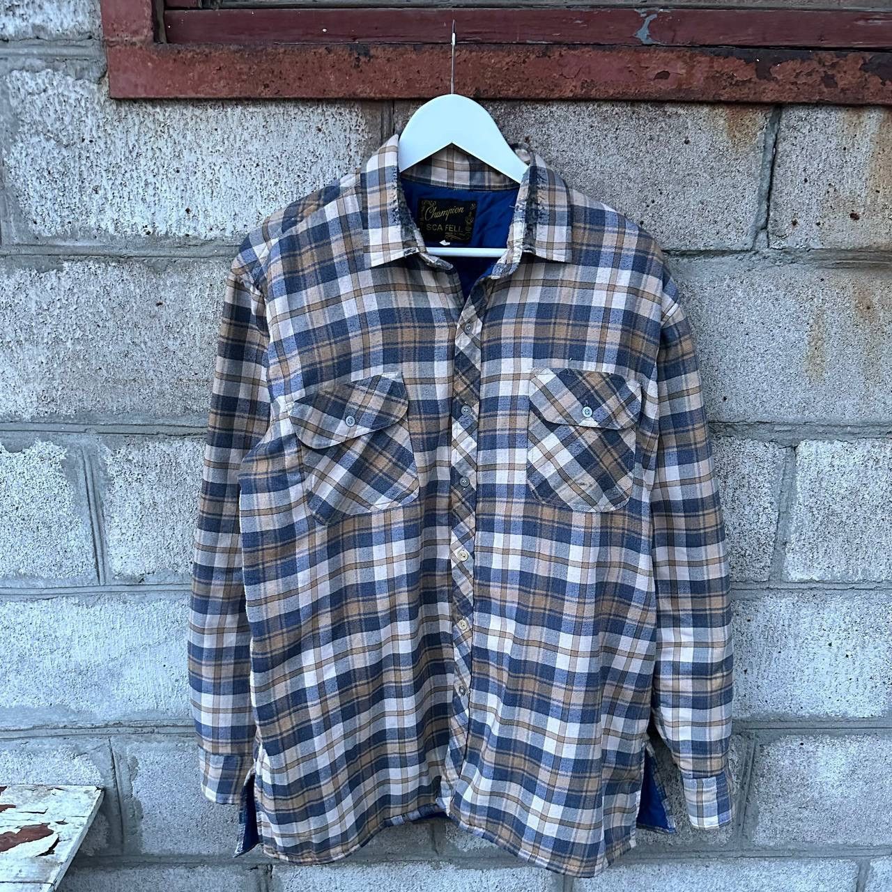 Grailed VTG Winter Fleece Checkered Shirt Button Up Size L Champion Size US L / EU 52-54 / 3 - 1 Thumbnail