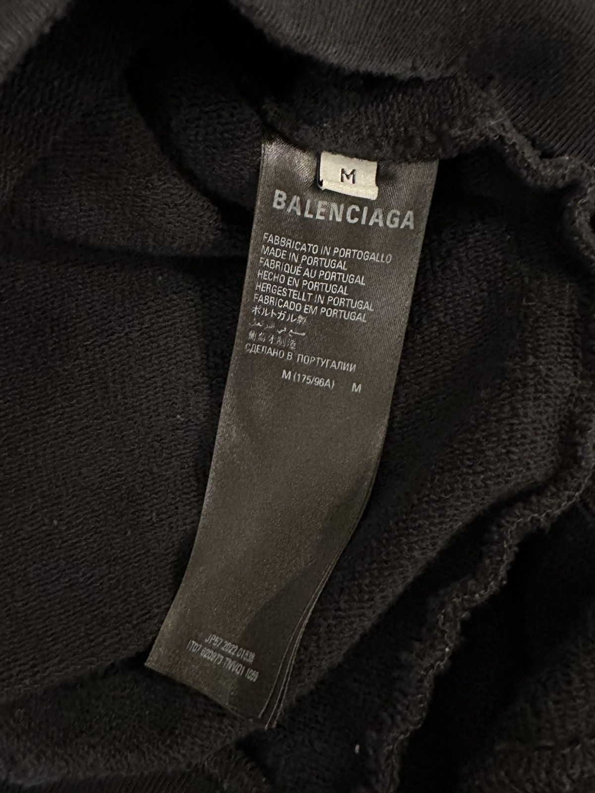 Balenciaga Balenciaga Dirty BB Logo Distressed Cotton Graphic Hoodie Size US M / EU 48-50 / 2 - 3 Thumbnail