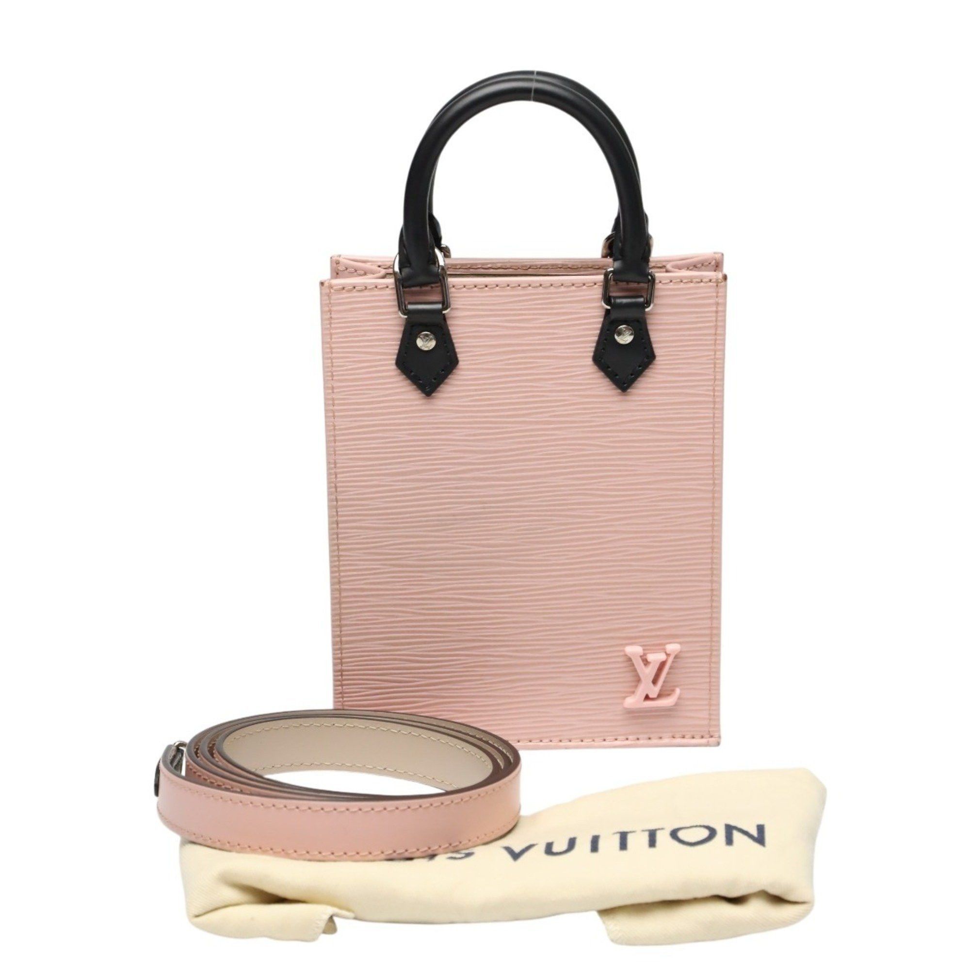 Louis Vuitton Louis Vuitton Epi Leather Petite Sac Plat Shoulder Bag M69575 Rose Ballerine Size ONE SIZE - 1 Thumbnail