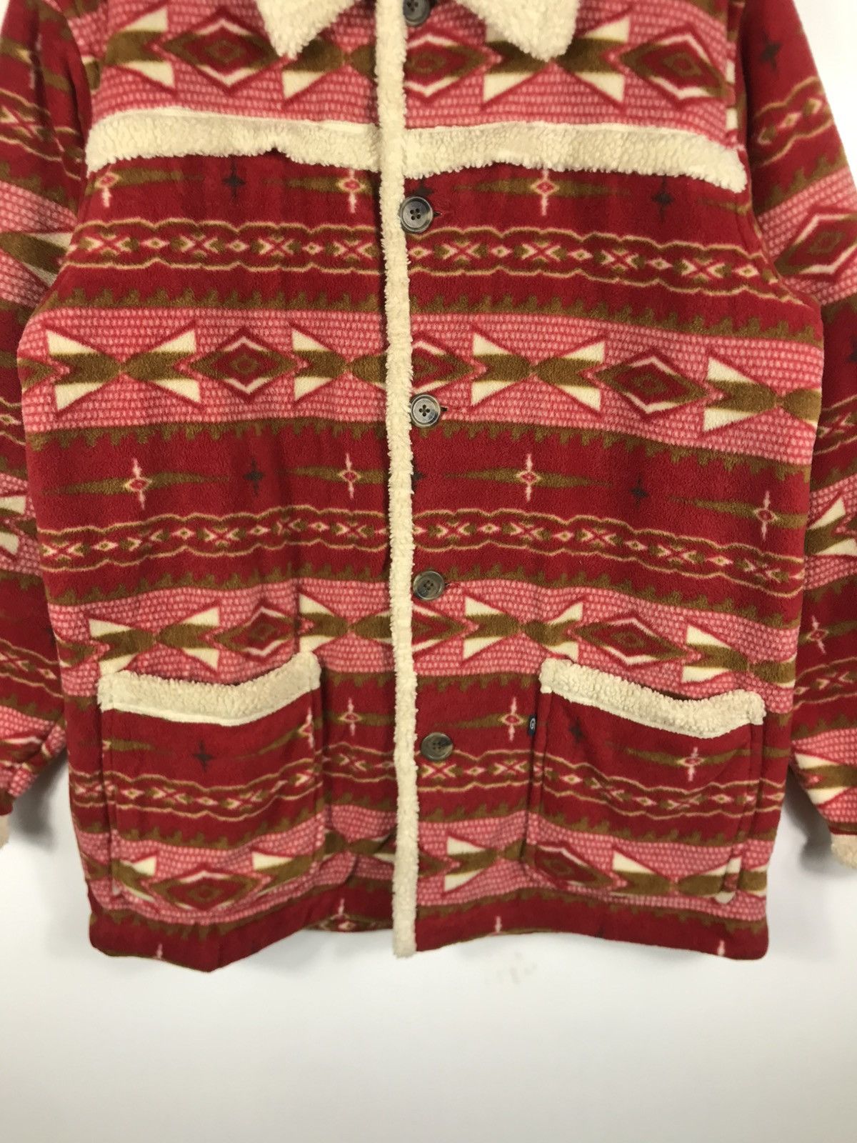 Vintage ⚡️Vintage Piko Hawaiian Navajo Sherpa Button Jacket Size US L / EU 52-54 / 3 - 5 Thumbnail