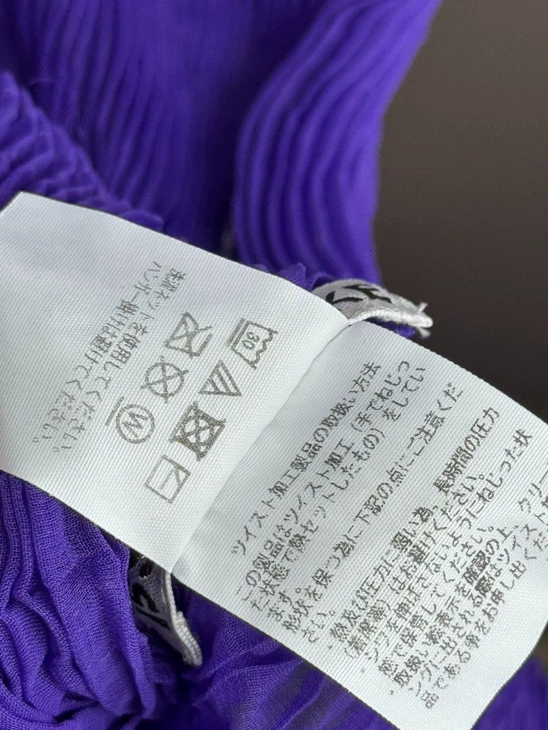 Issey Miyake Issey Miyake size:2 Purple round-neck wicker long-sleeved Size XS / US 0-2 / IT 36-38 - 4 Thumbnail