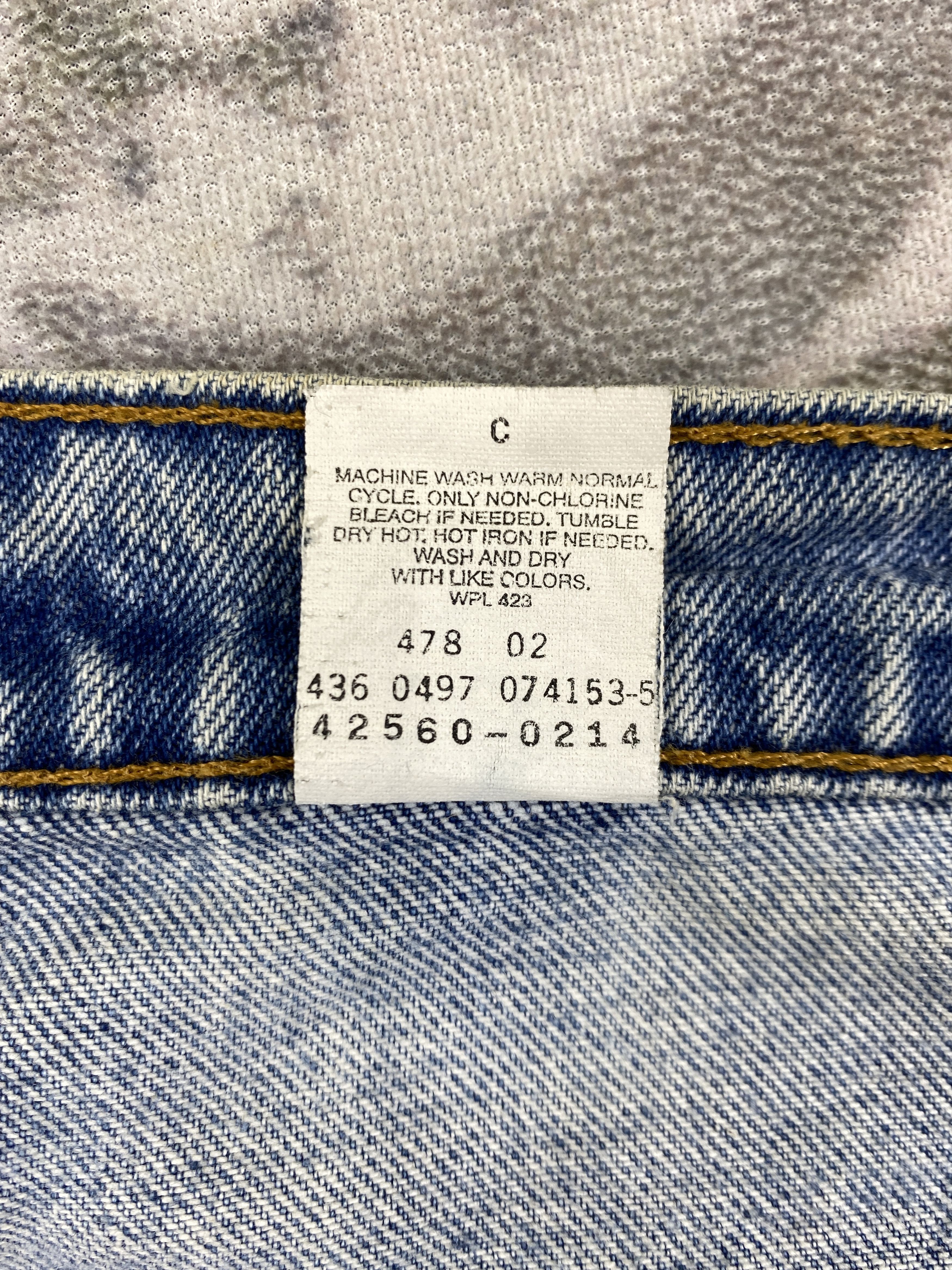 Levi's Light Blue Wash Vintage Levi's 560 38x30.5 Denim -JN1950 Size US 38 / EU 54 - 10 Thumbnail