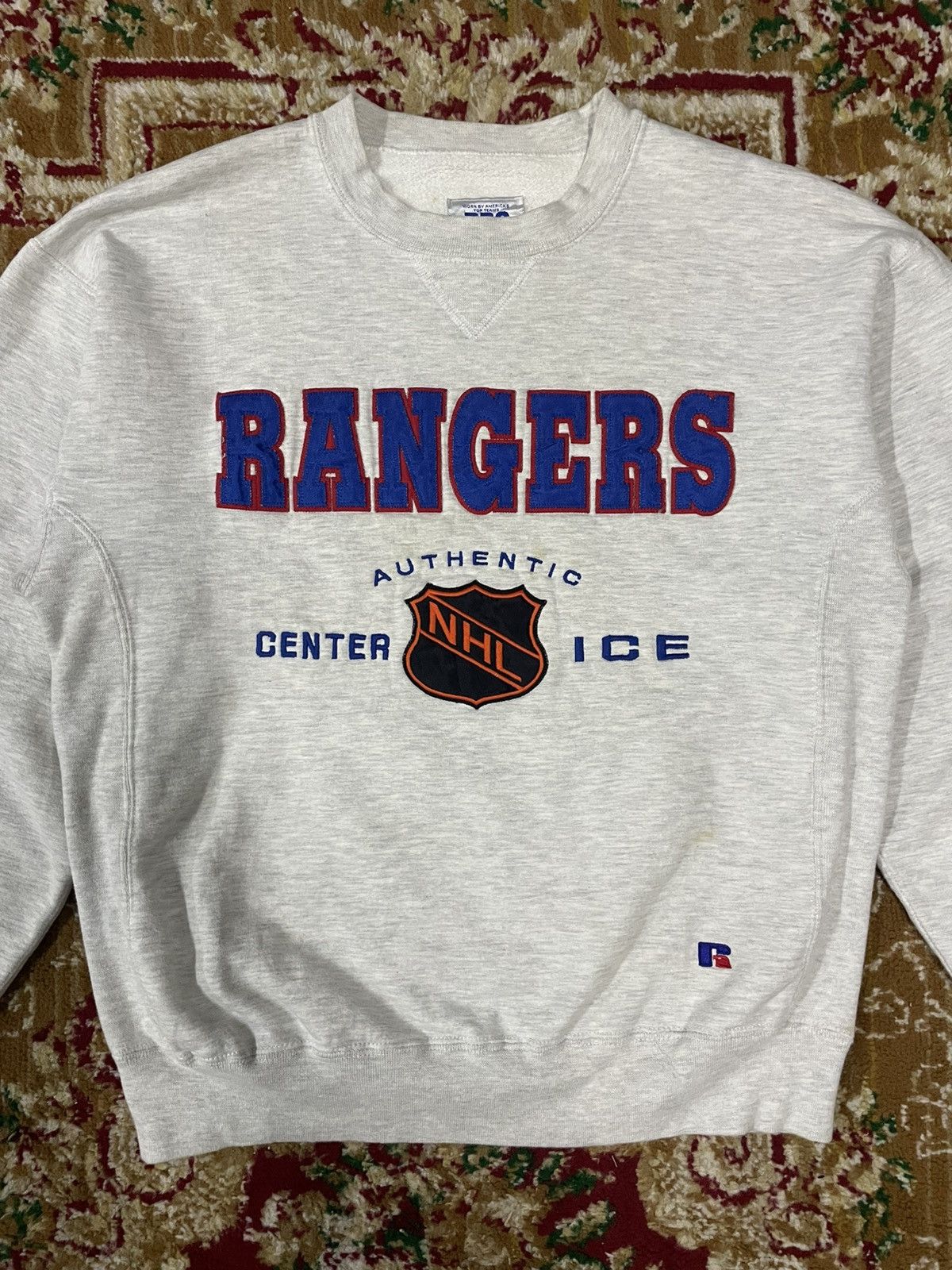 Russell Athletic Vintage Y2K Russell Rangers NHL Size US M / EU 48-50 / 2 - 2 Thumbnail