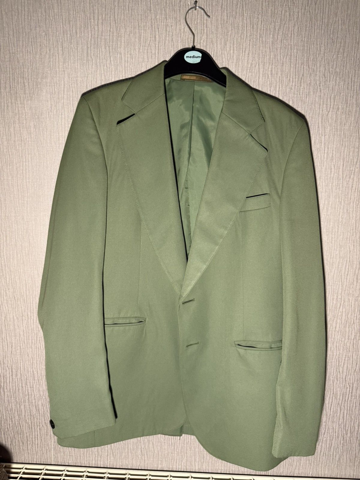 Green men’s blazer