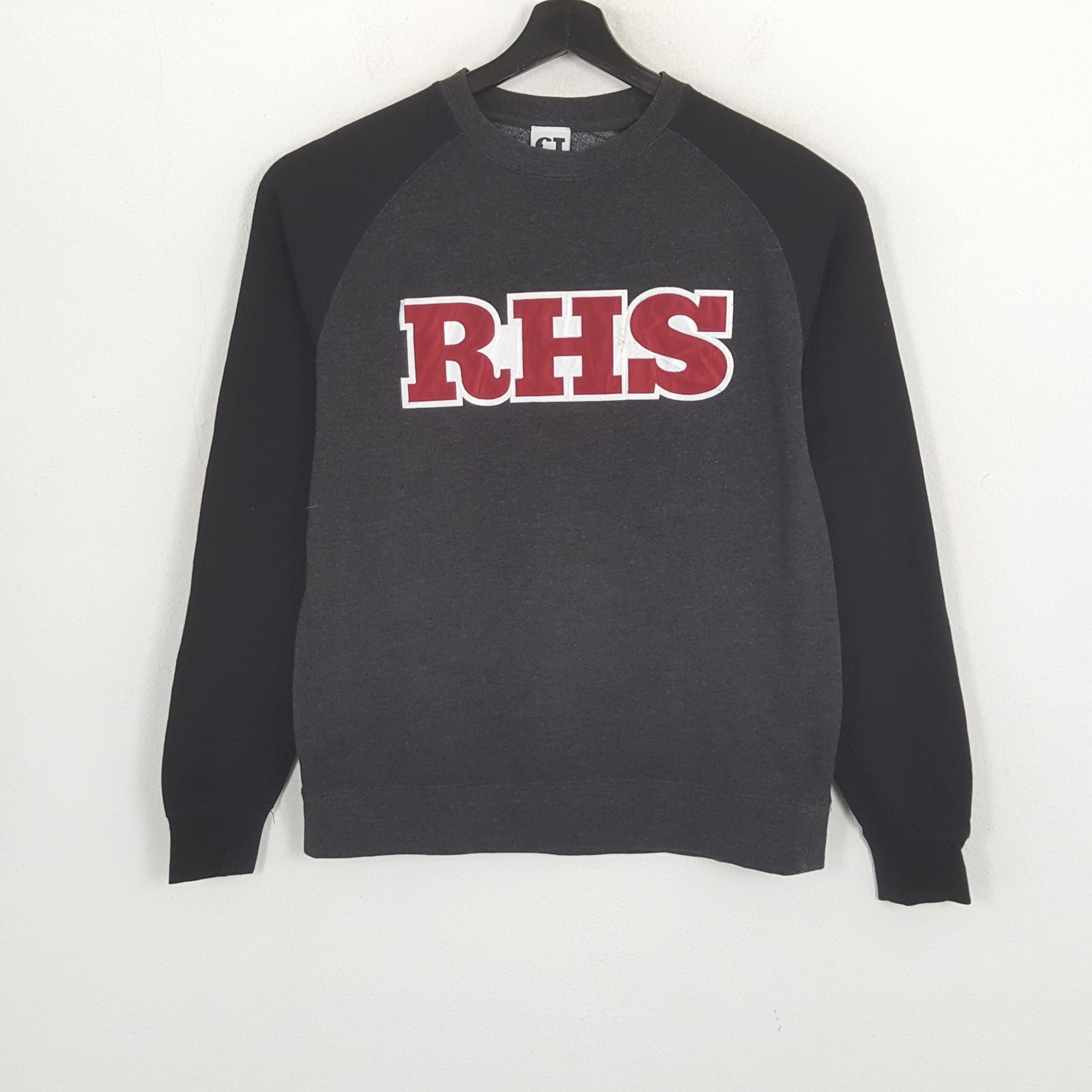 Vintage RHS Center Design Streetwear Style Sweatshirt Size US M / EU 48-50 / 2 - 1 Thumbnail