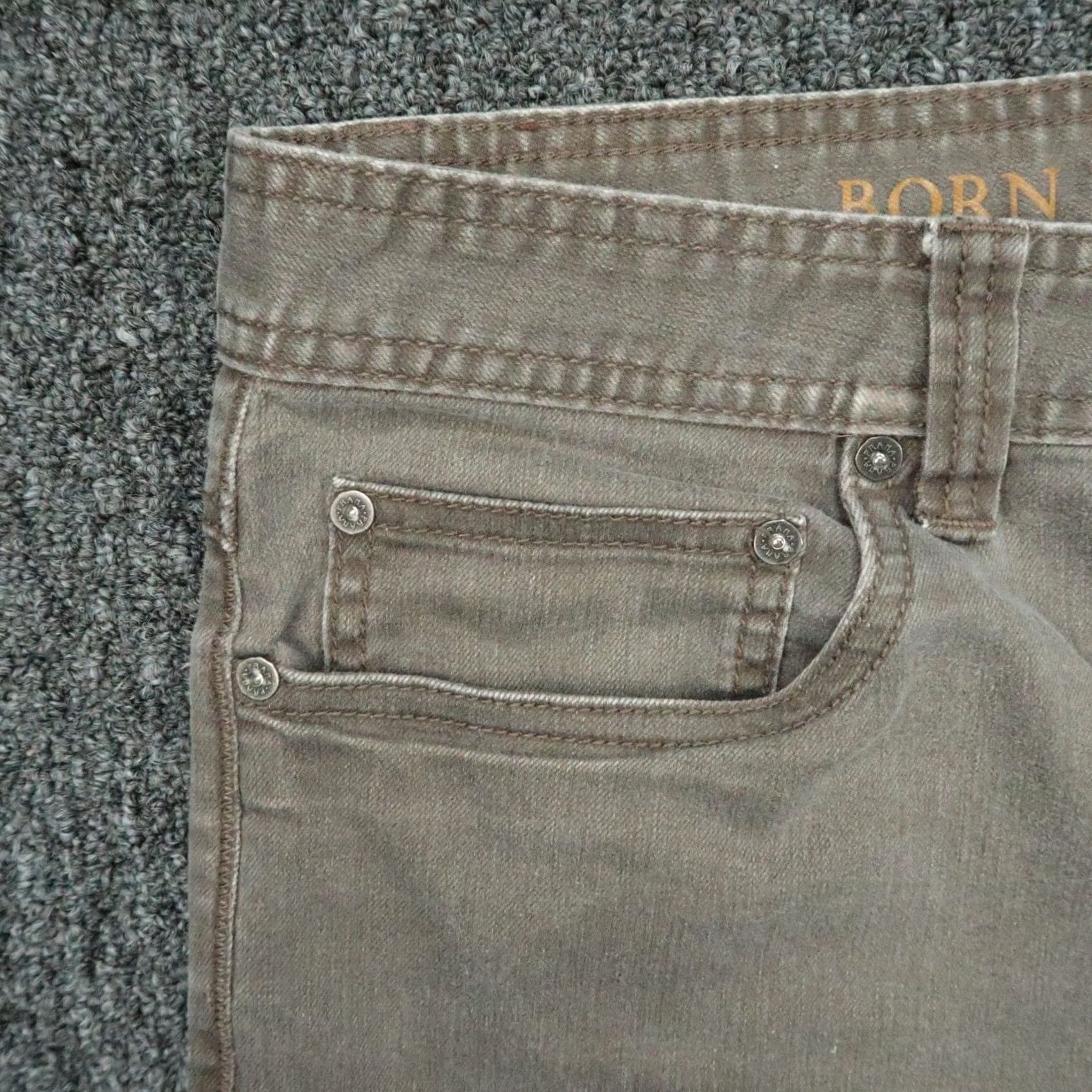 Prana prAna Jeans Men 34x32 Beige Brown Bridger Stretch Organic Cotton Denim Outdoor Size US 34 / EU 50 - 3 Thumbnail