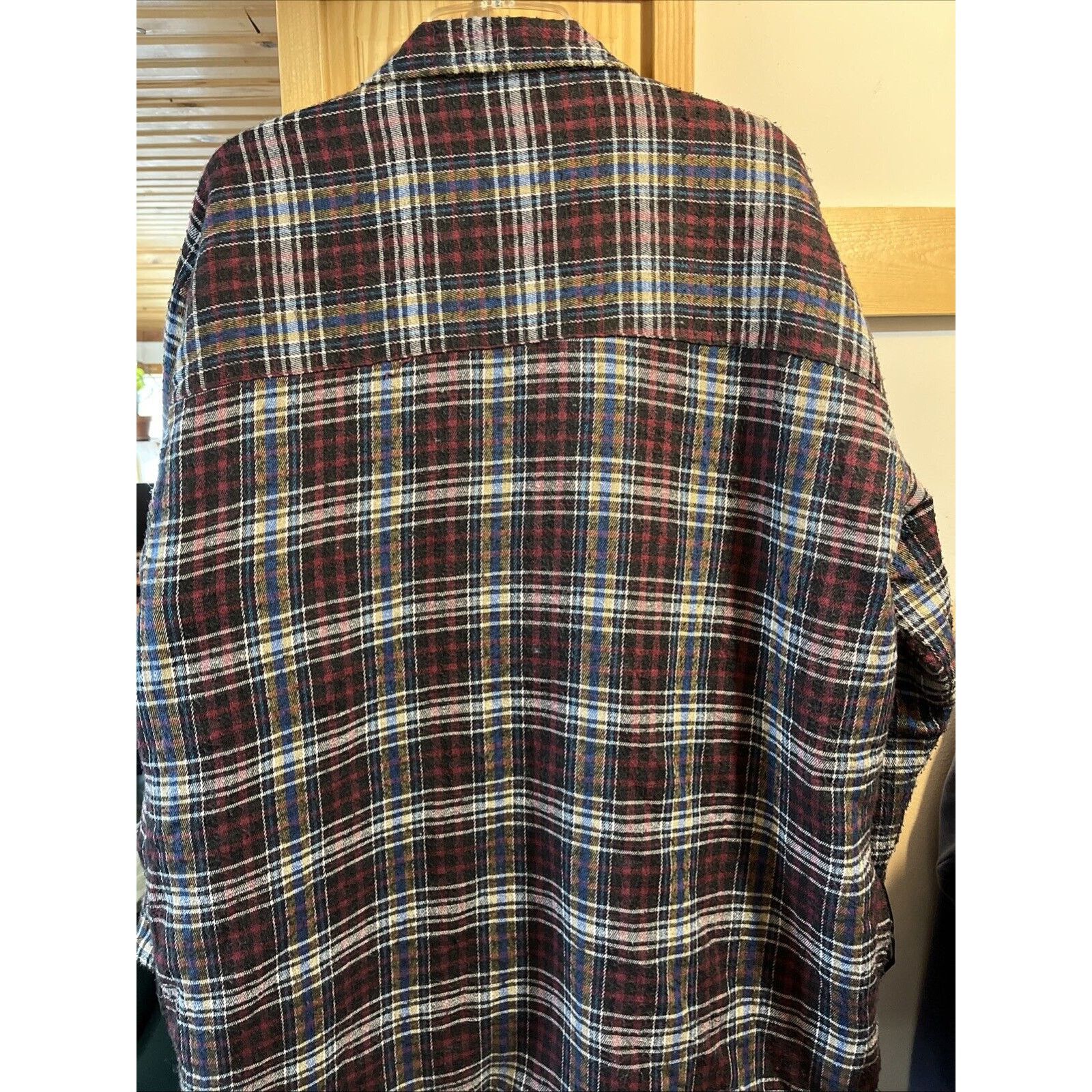 Other BTC VTG Men’s XLT Red Plaid Flannel Shirt Long Sleeve Cotton Size US XL / EU 56 / 4 - 8 Thumbnail