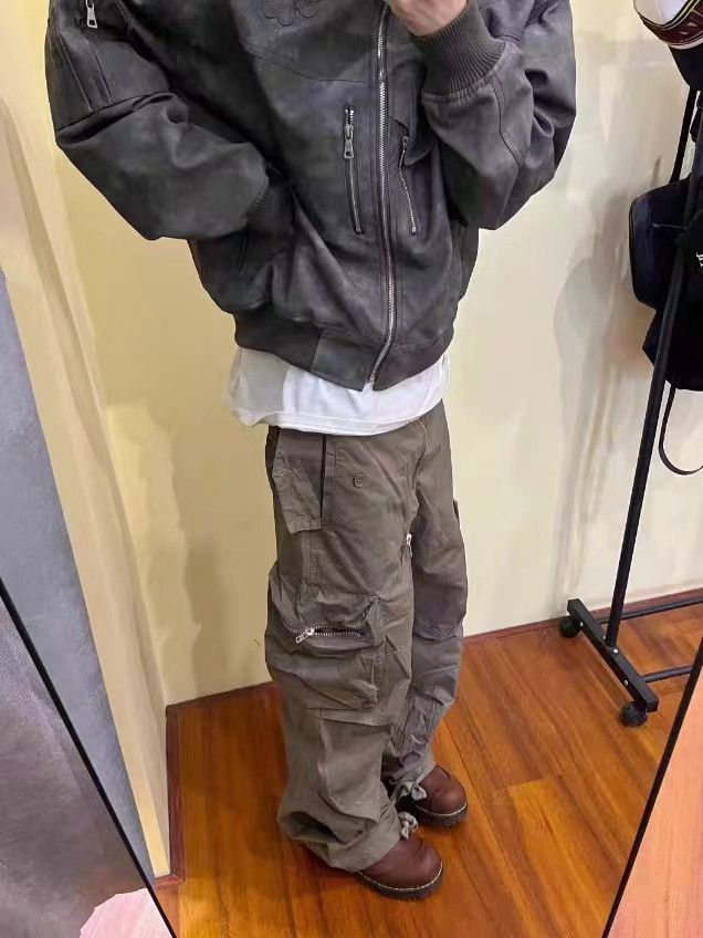 Japanese Brand × Vintage Vintage Street Y2K Multi-Pocket Pleated Work Casual Pants Size US 28 / EU 44 - 7 Thumbnail