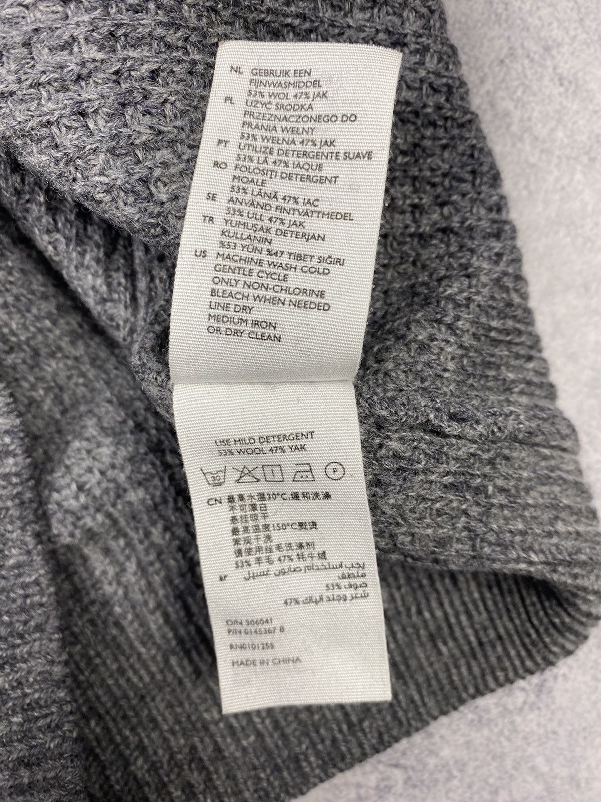 Cos Cos Wool Knit Gray Sweater Sweatshirt Designer Size US S / EU 44-46 / 1 - 9 Thumbnail