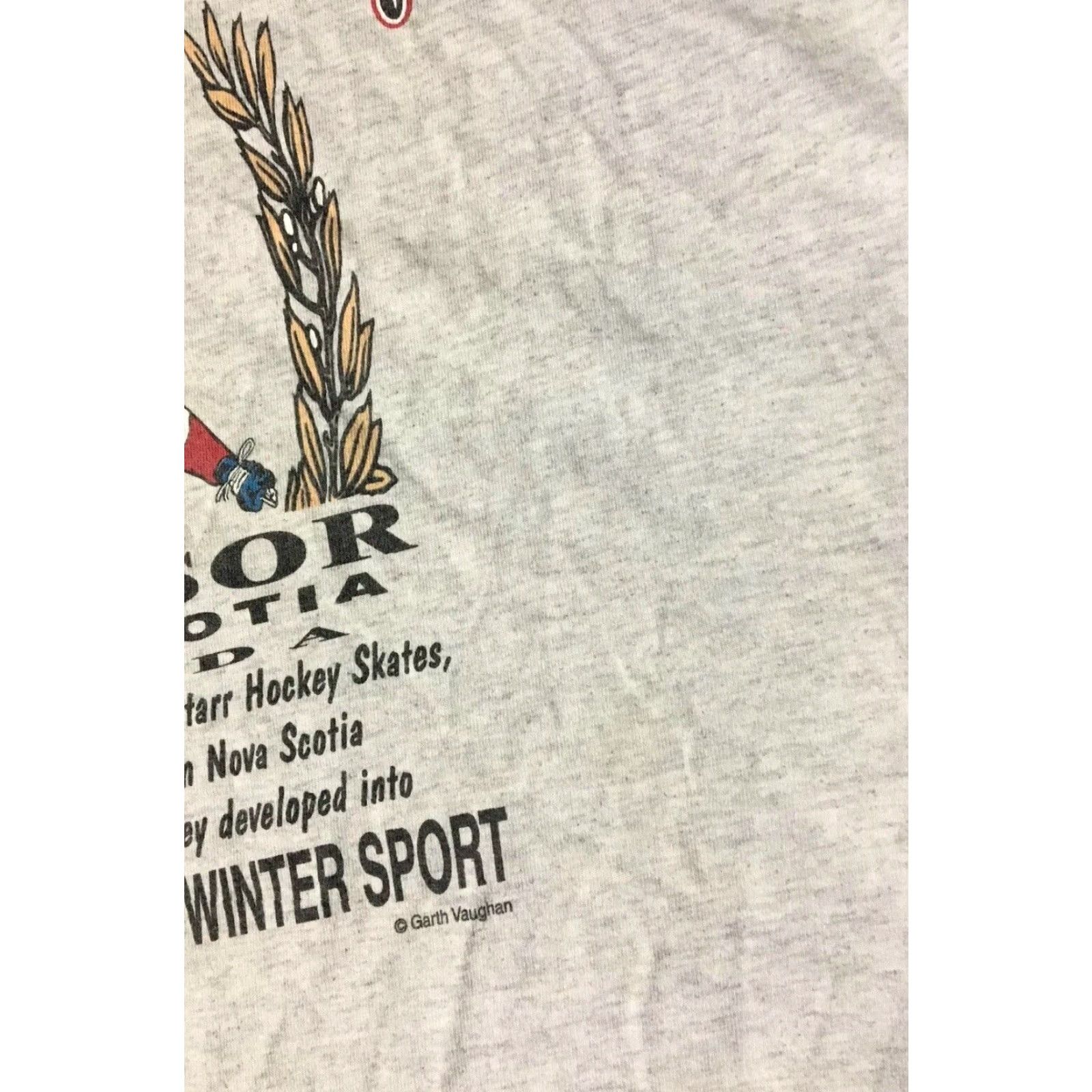 Vintage VINTAGE Canada Birthplace Of Hockey Shirt Mens L Gray 90s Grunge Sports Hockey Canada Shirt 90s Size US L / EU 52-54 / 3 - 5 Thumbnail