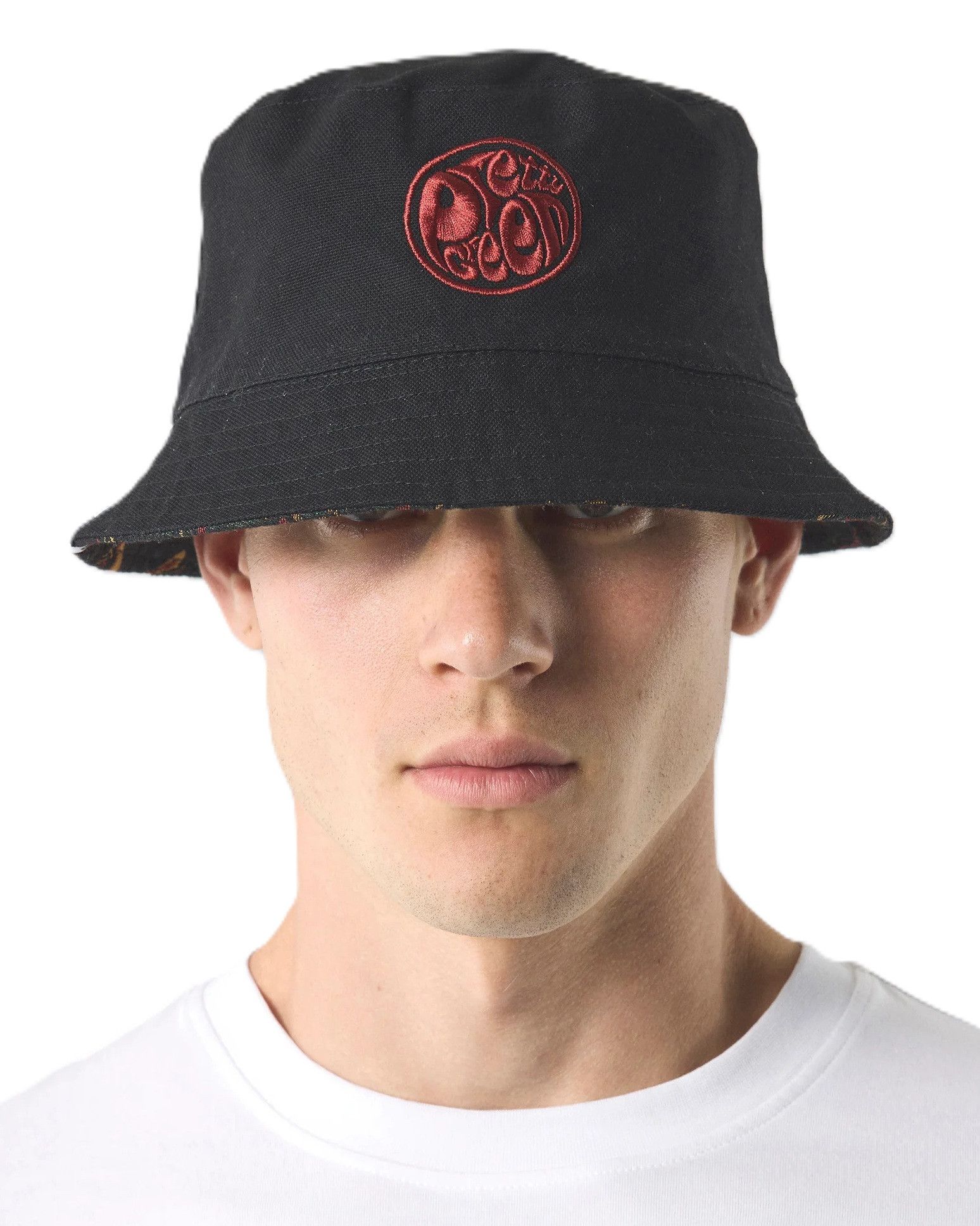 Pretty Green Pretty Green Parthian Reversible Black Bucket Hat Size ONE SIZE - 1 Thumbnail