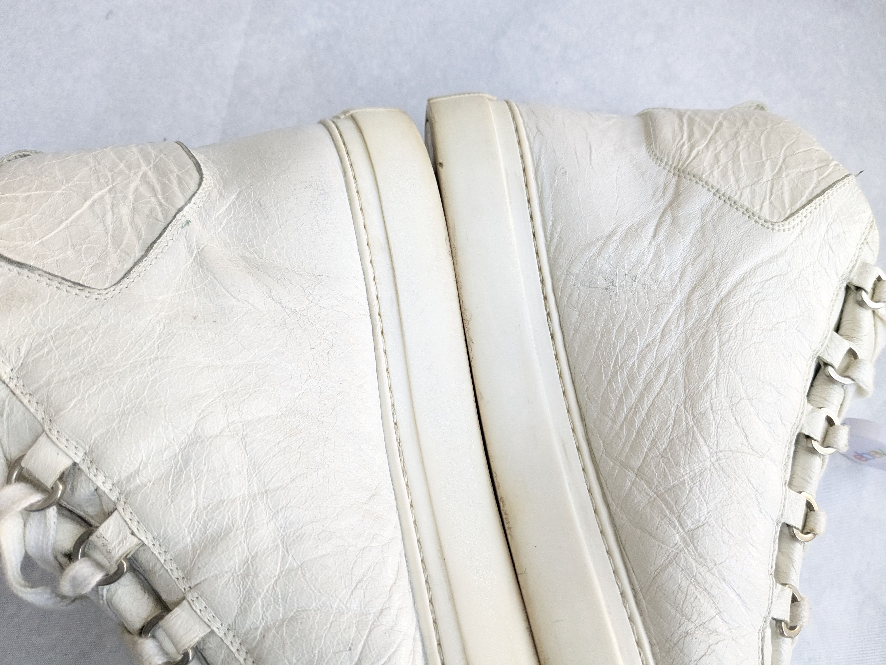 Balenciaga Balenciaga Arena Sneakers White 13 High Tops Leather Size US 13 / EU 46 - 9 Thumbnail