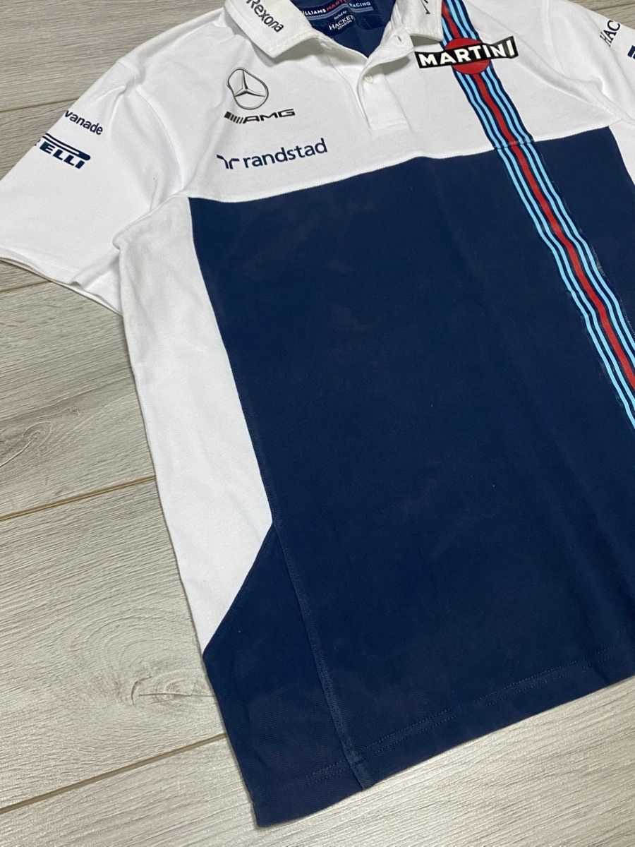 Hackett Hackett Mercedes Martini polo multi logo shirt Size US L / EU 52-54 / 3 - 7 Thumbnail