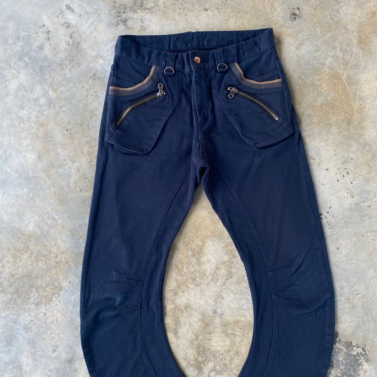PPFM PPFM CURVED LEG BULL HORN PRISONER CARGO PANT Size US 31 - 9 Thumbnail