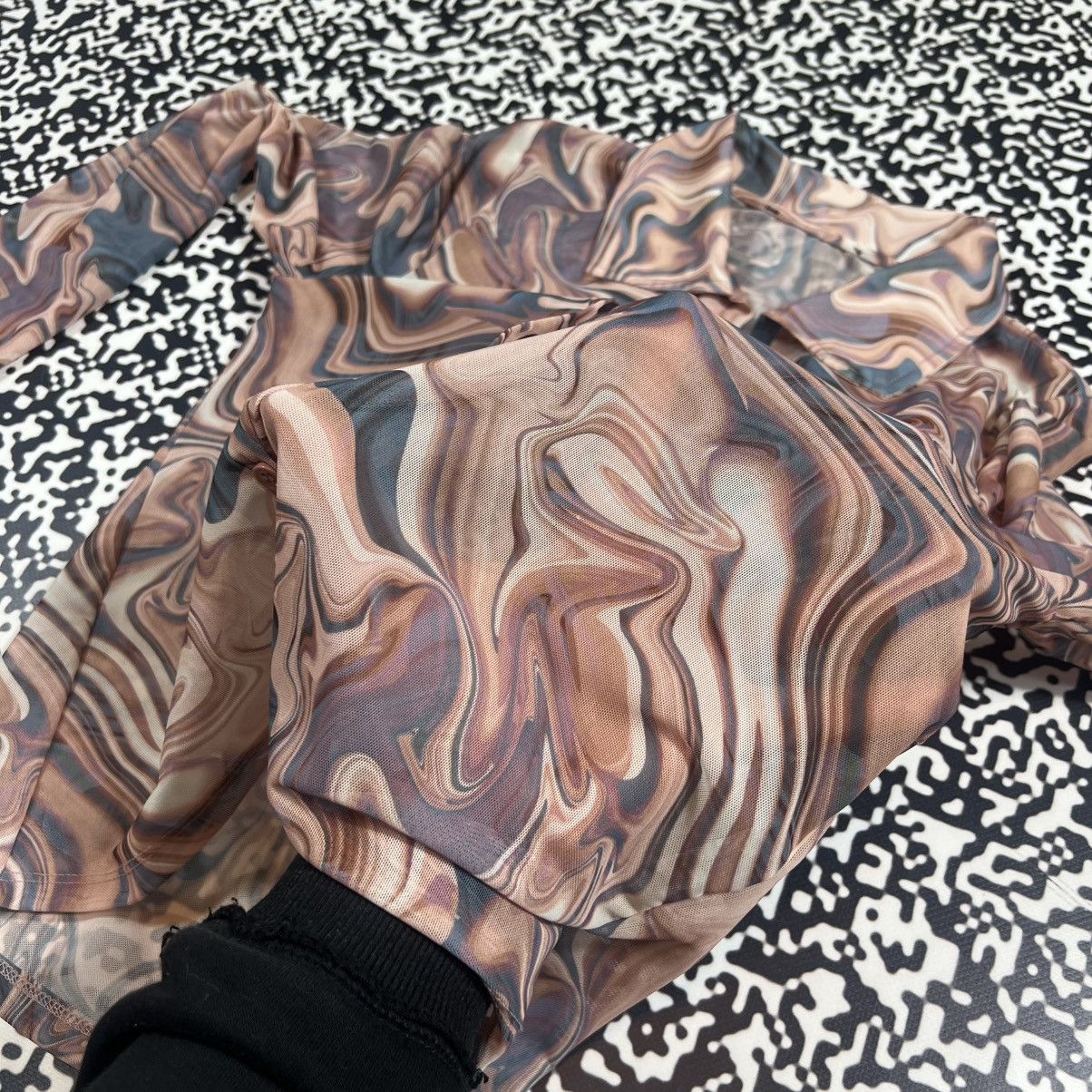 Japanese Brand Vintage Y2K Japanese Style Mesh Retro Longsleeve 90s Style Size S / US 4 / IT 40 - 12 Thumbnail