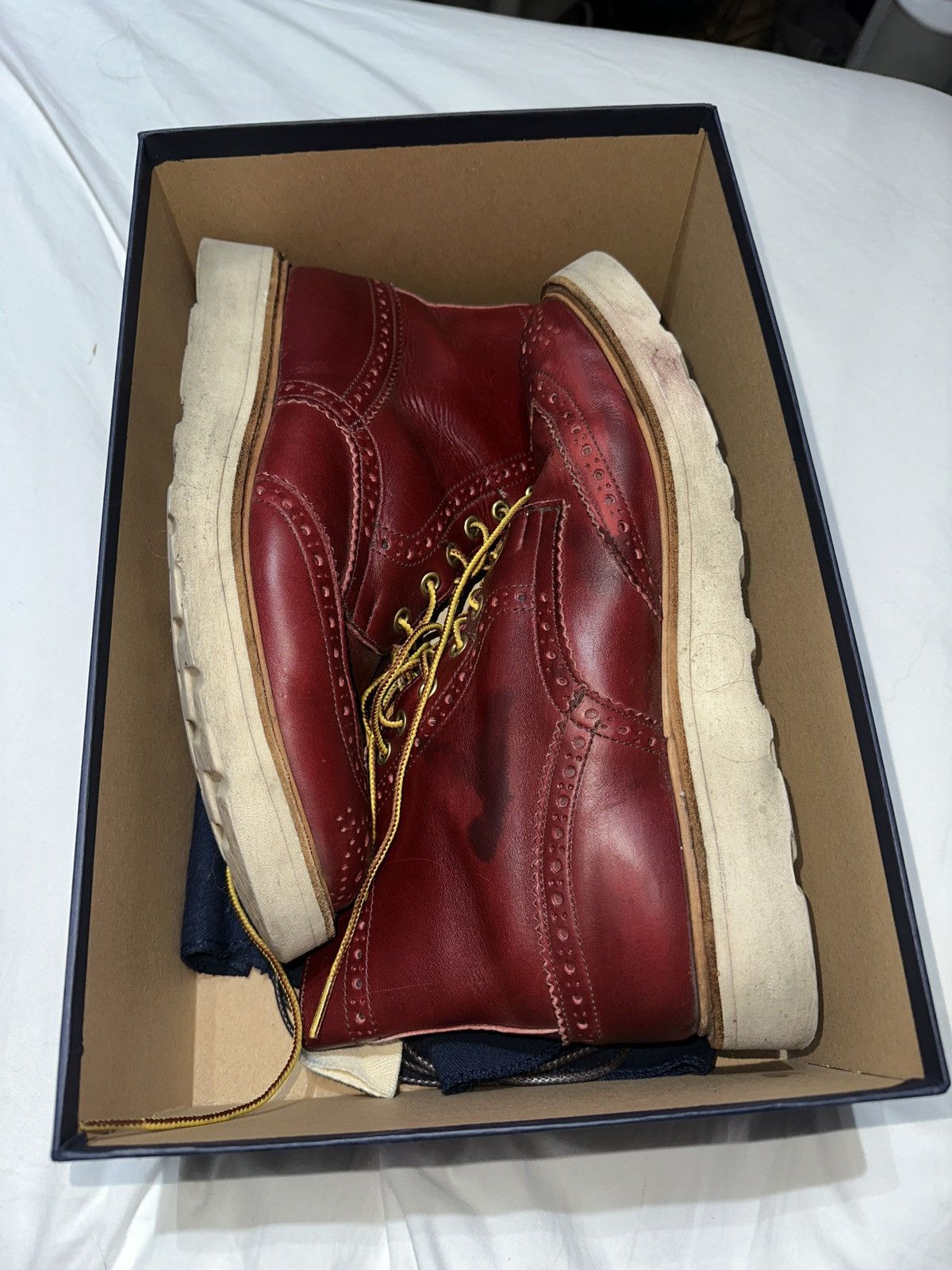 Tricker's Trickers x END Vibram Sole Stow Brogue Boot Size US 9 / EU 42 - 7 Thumbnail