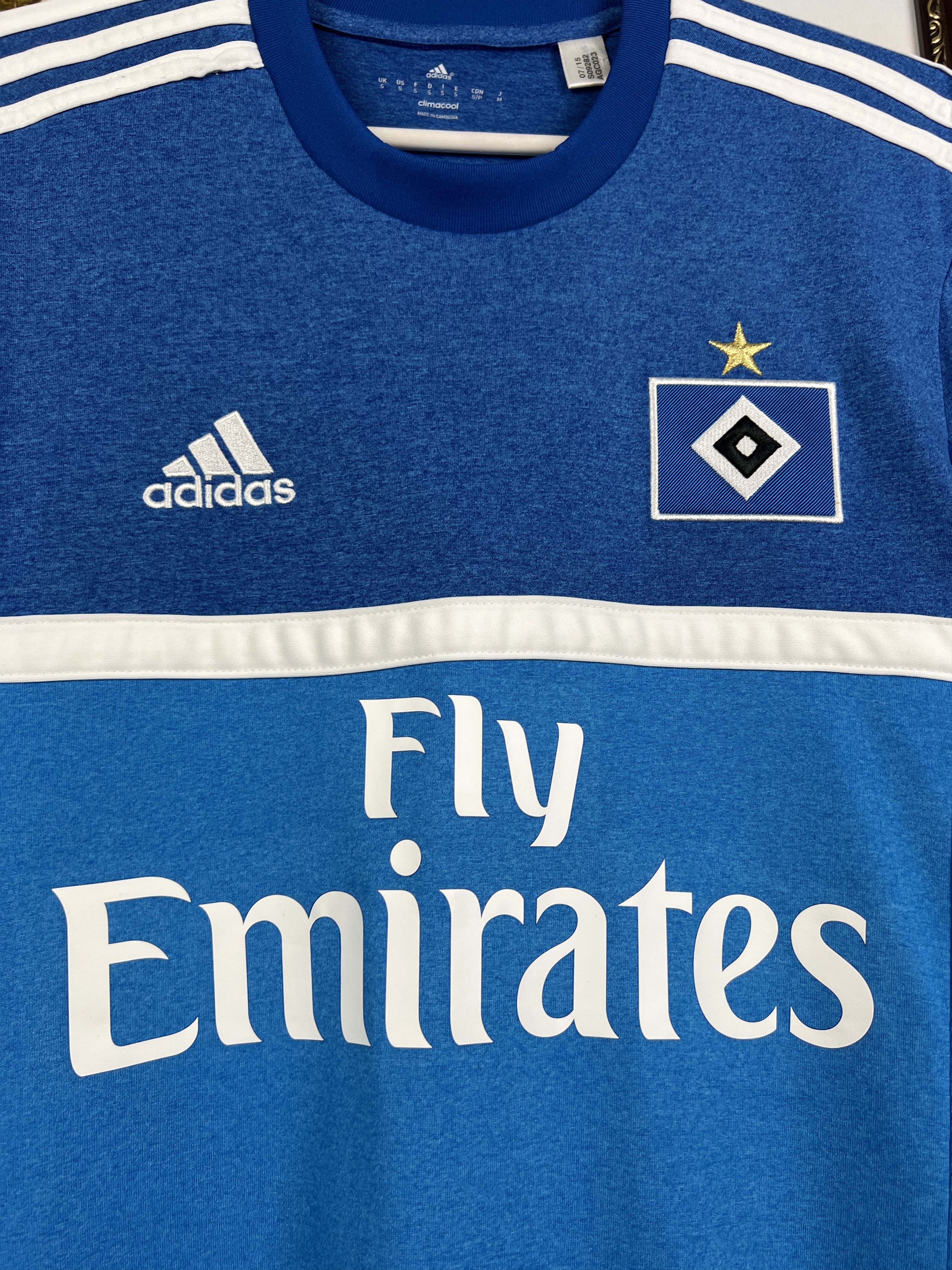 Adidas Hamburg Third football shirt 2016 Soccer Jersey Trikot Size US S / EU 44-46 / 1 - 3 Thumbnail