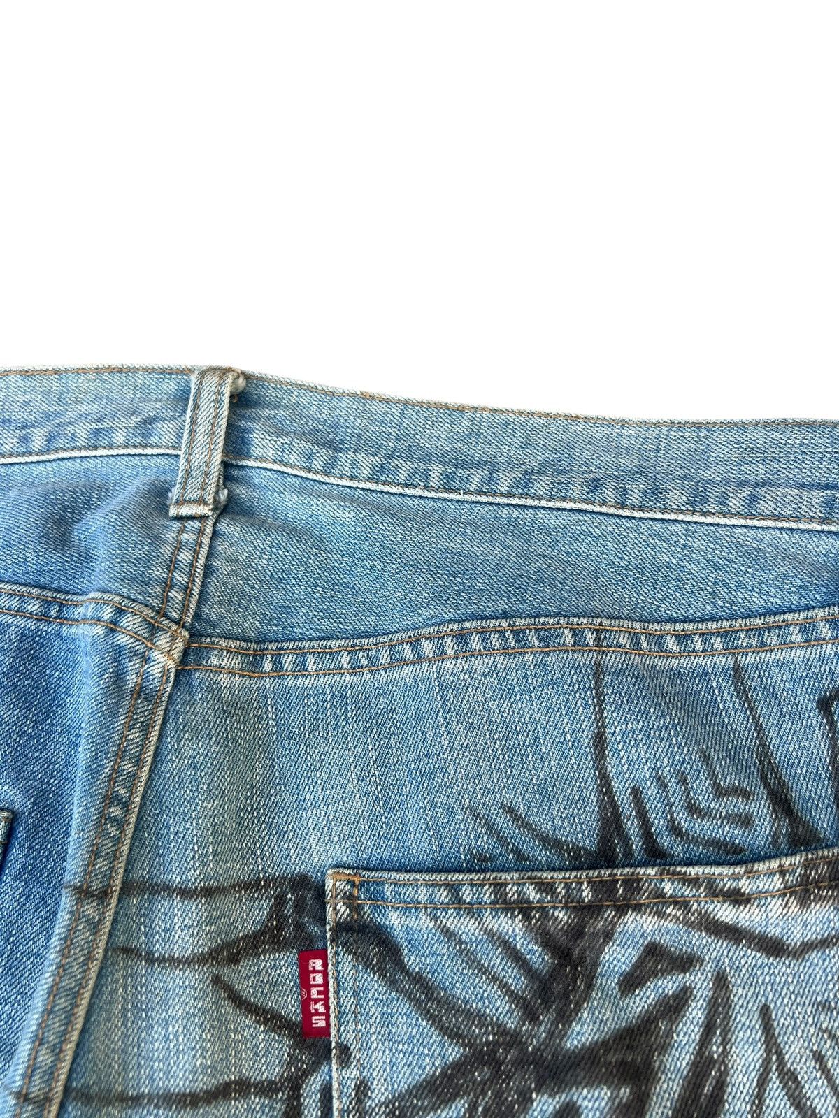Shellac Vintage 90s Ozone Rocks Japan Fade Aging Stains Jeans Size US 32 / EU 48 - 13 Thumbnail