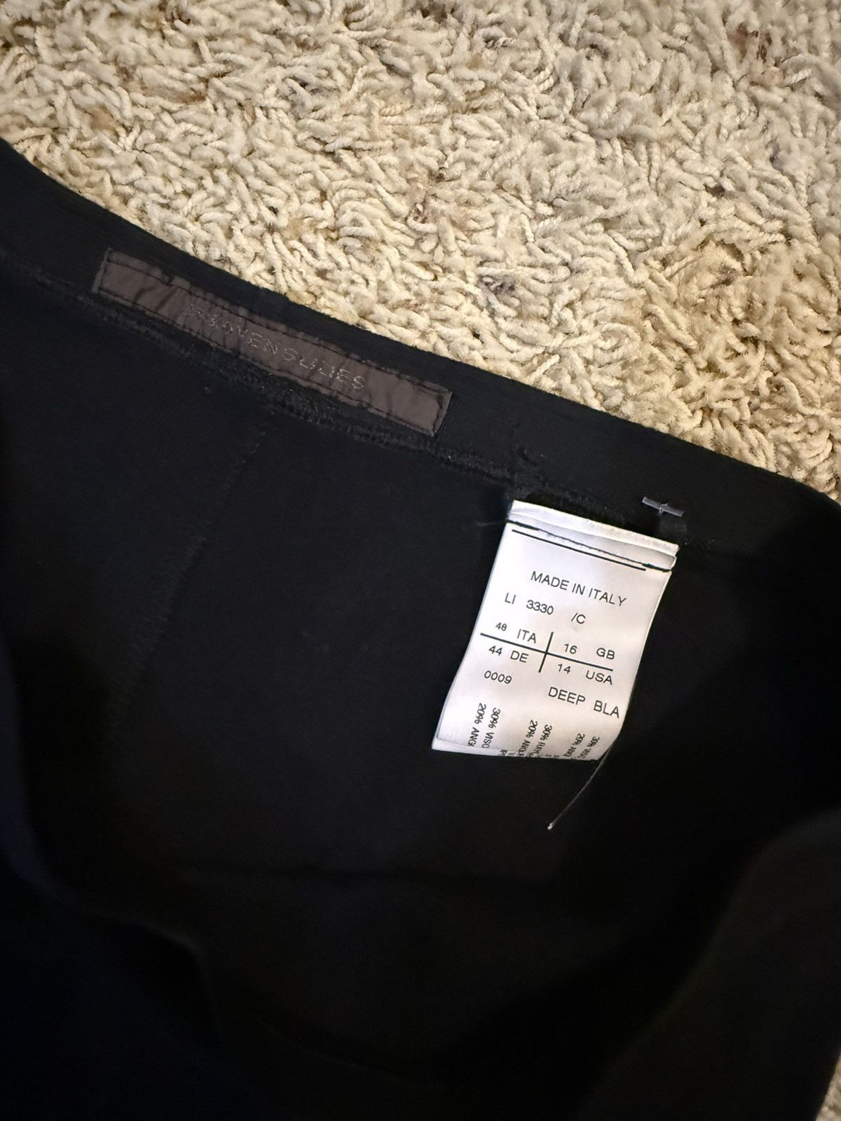 Rick Owens Rick Owens Black Lillies Leggings Size 34" / US 12 / IT 48 - 2 Thumbnail