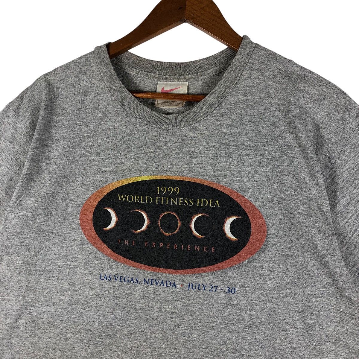 Nike NIKE The Experience Vintage World Fitness Idea T-shirt Size US M / EU 48-50 / 2 - 2 Thumbnail