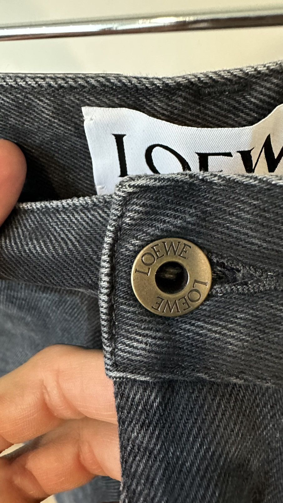 Loewe Loewe Anagram Baggy Denim Size US 30 / EU 46 - 9 Thumbnail