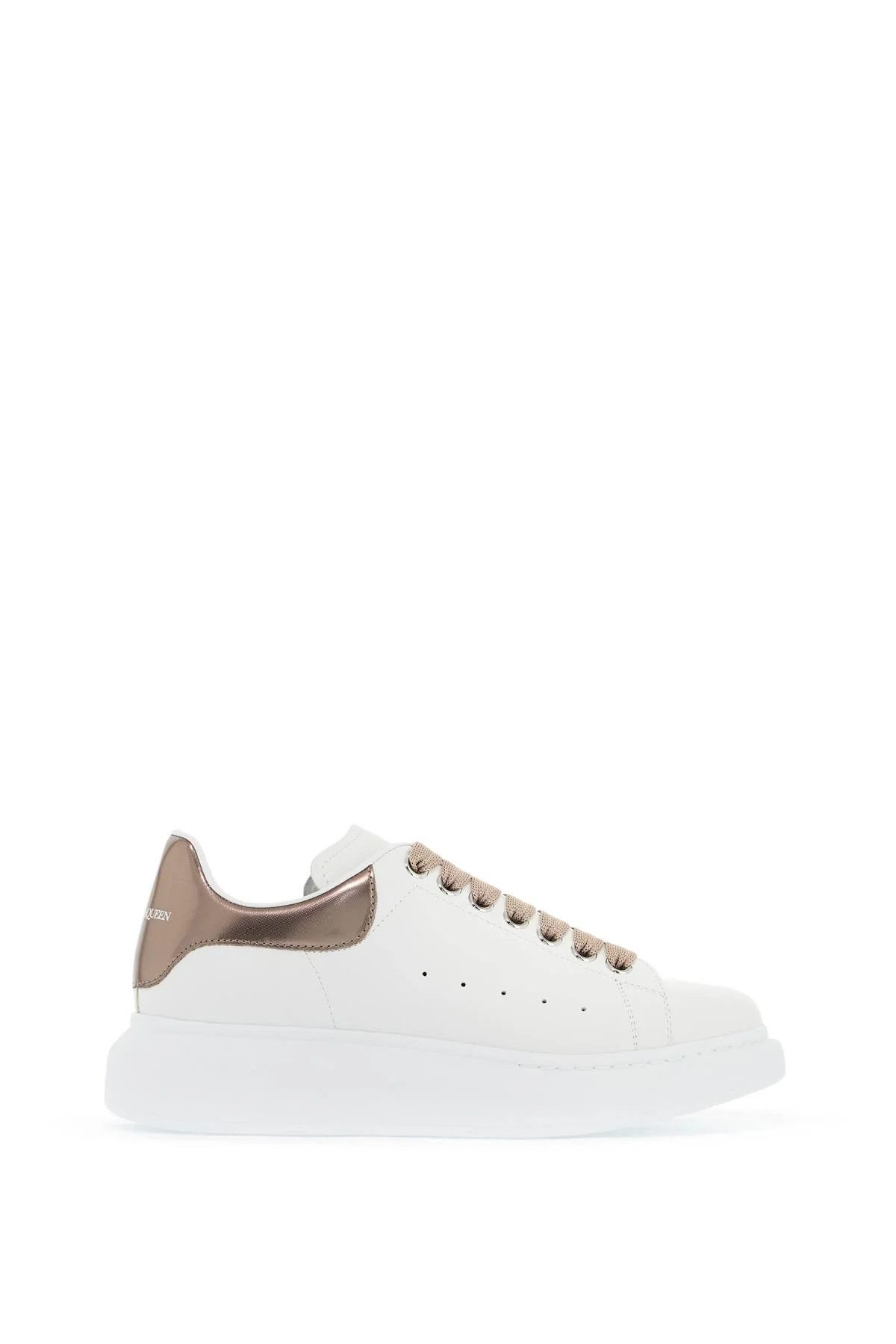 Alexander McQueen o1s22i1n1024 Leather Sneakers in White Size US 10 / IT 40 - 1 Thumbnail