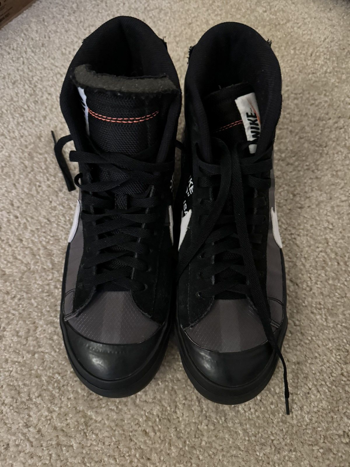 Nike × Off-White Nike Blazer Mid - Off-White Grim Reaper Size US 10.5 / EU 43-44 - 4 Thumbnail