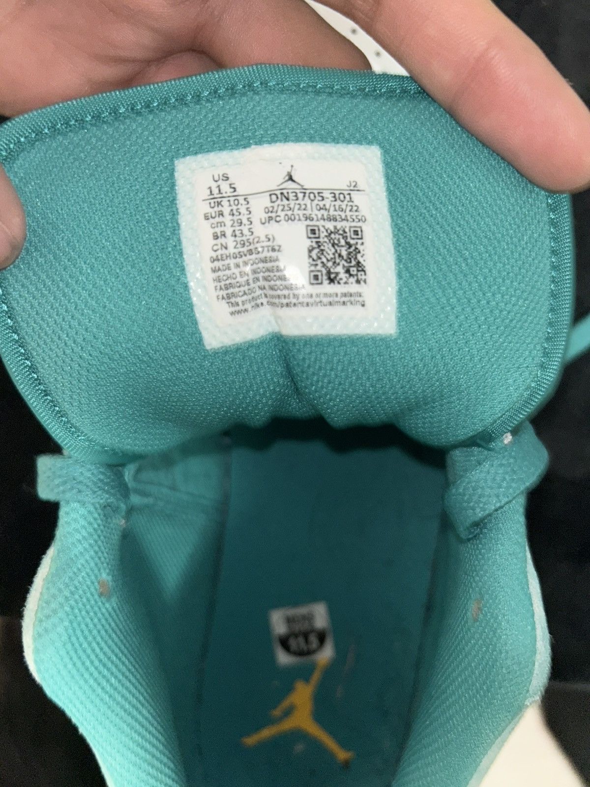 Jordan Brand Jordan 1 Low SE emerald green Size US 11.5 / EU 44-45 - 6 Thumbnail