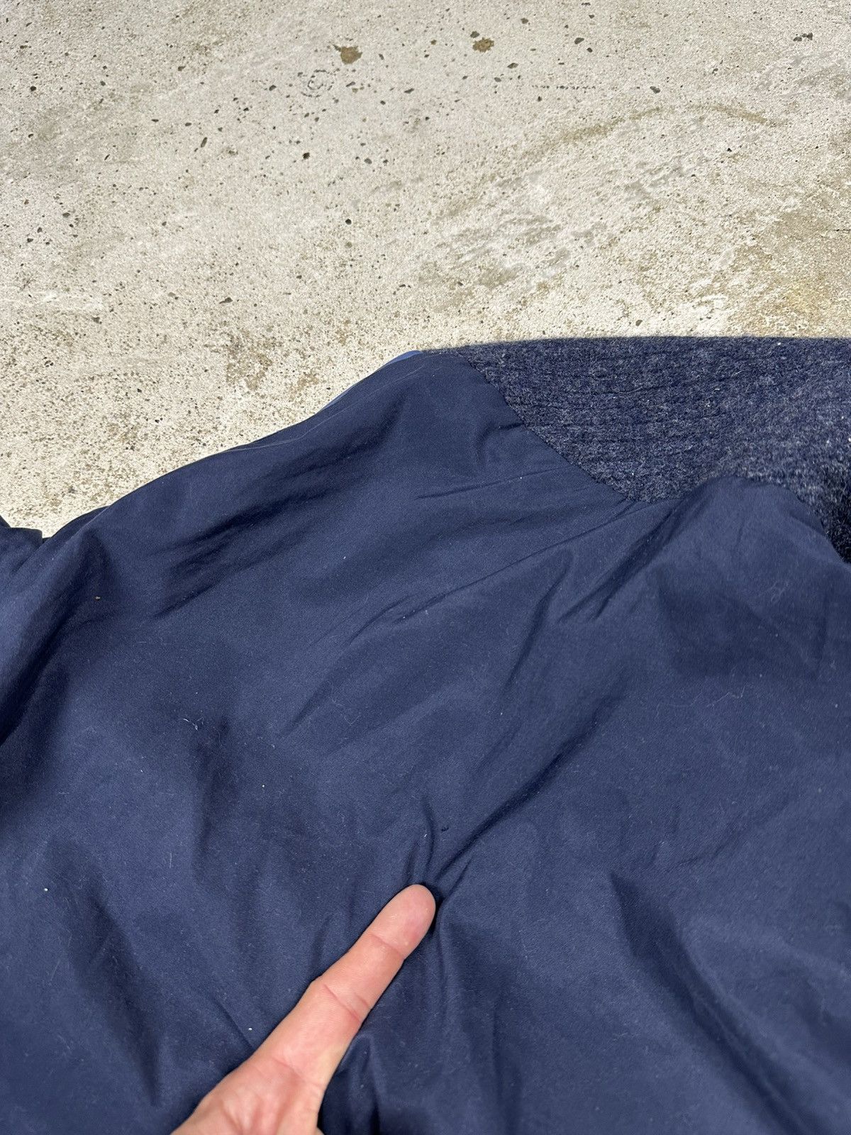 Burberry Vintage Y2K Burberry Golf Navy Track Jacket Wool Lining Size US XL / EU 56 / 4 - 17 Thumbnail