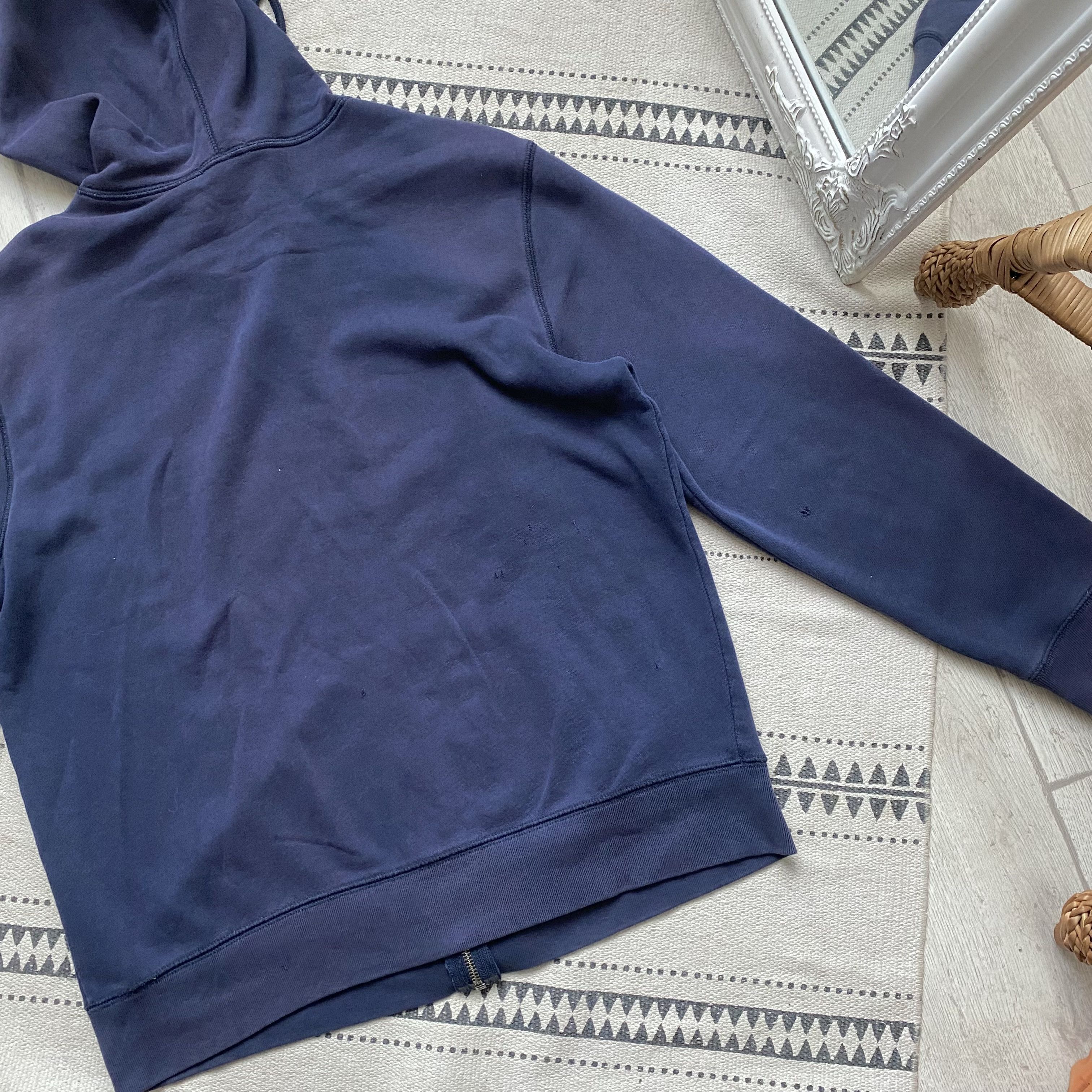 Gap Vintage 2000s Faded Gap zip hoodie Y2K big logo Size US M / EU 48-50 / 2 - 10 Thumbnail