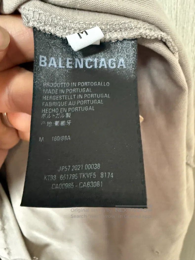 Balenciaga Balenciaga Mosaic distressed short-sleeve Size US M / EU 48-50 / 2 - 4 Thumbnail