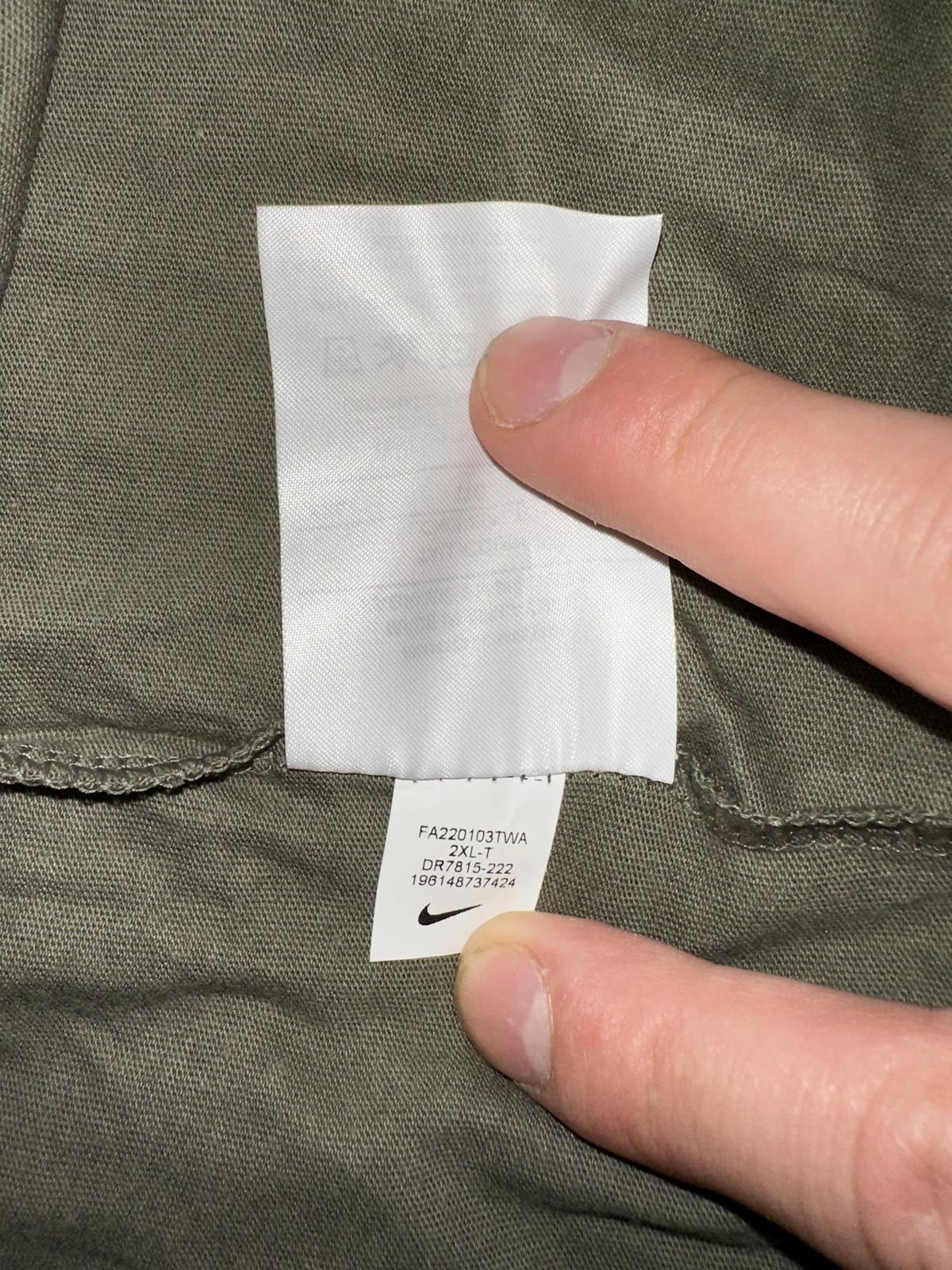 Nike Nike Men’s Club Essential Logo Olive Shirt Size US XXL / EU 58 / 5 - 7 Thumbnail