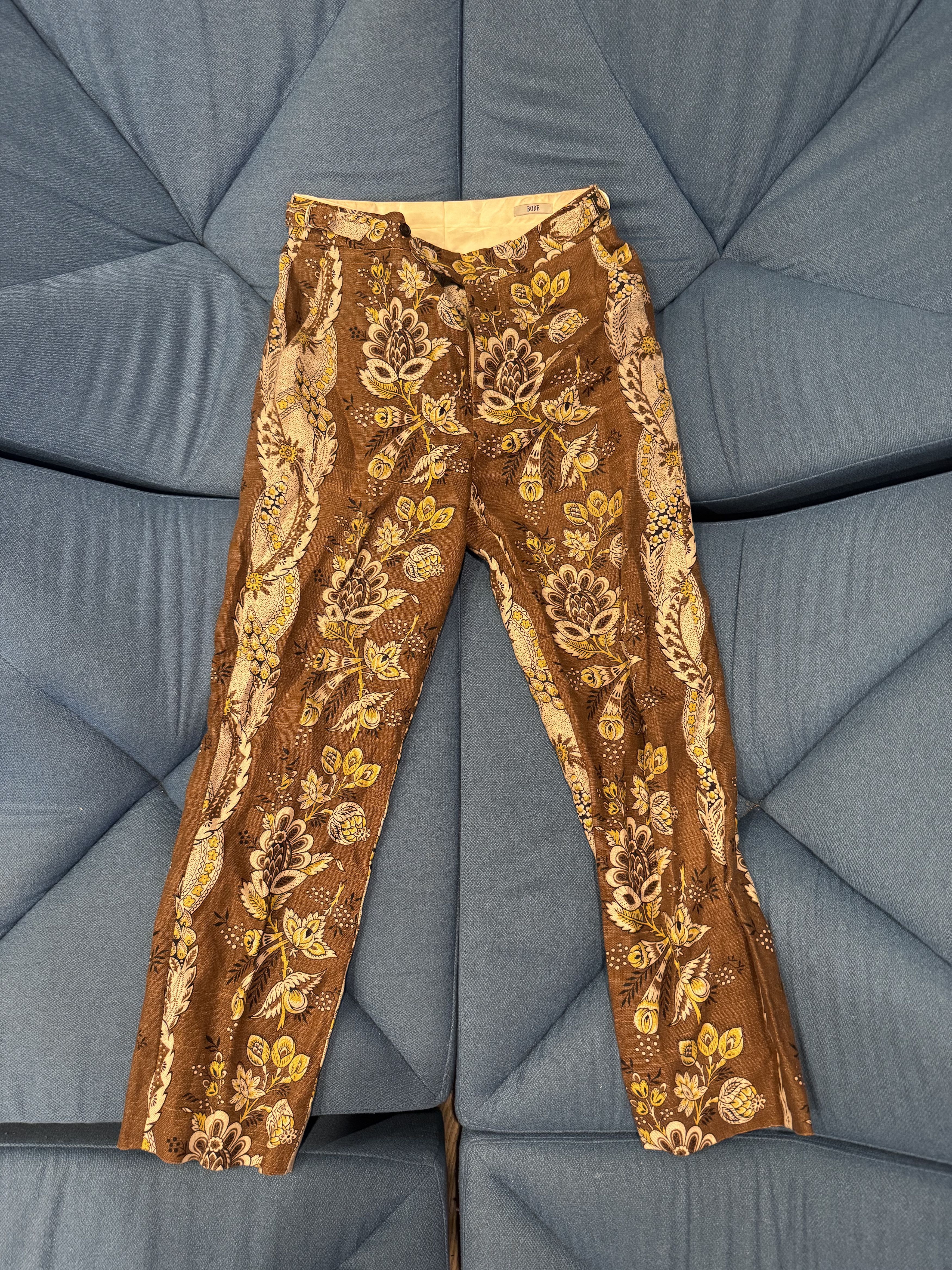 Bode Bode One-of-a-Kind Patterned Pants Size US 30 / EU 46 - 1 Thumbnail