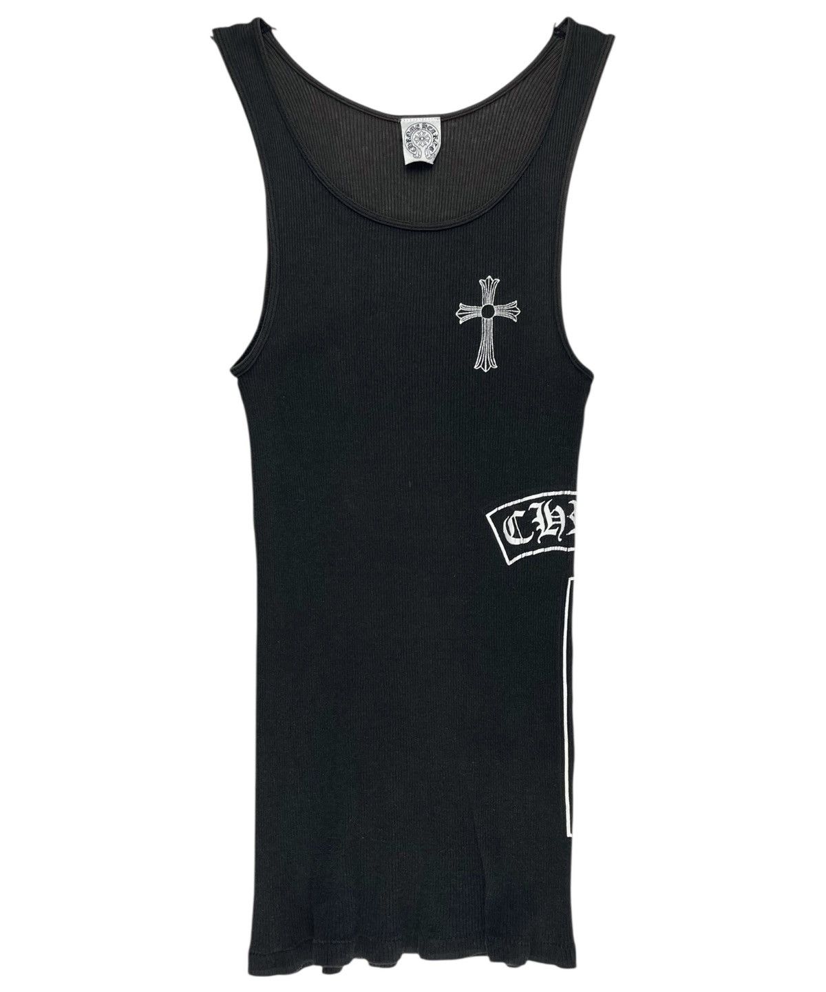 Chrome Hearts Chrome Hearts Vintage Sun Faded T Bar Cross Logo Tank Top Size US M / EU 48-50 / 2 - 1 Thumbnail