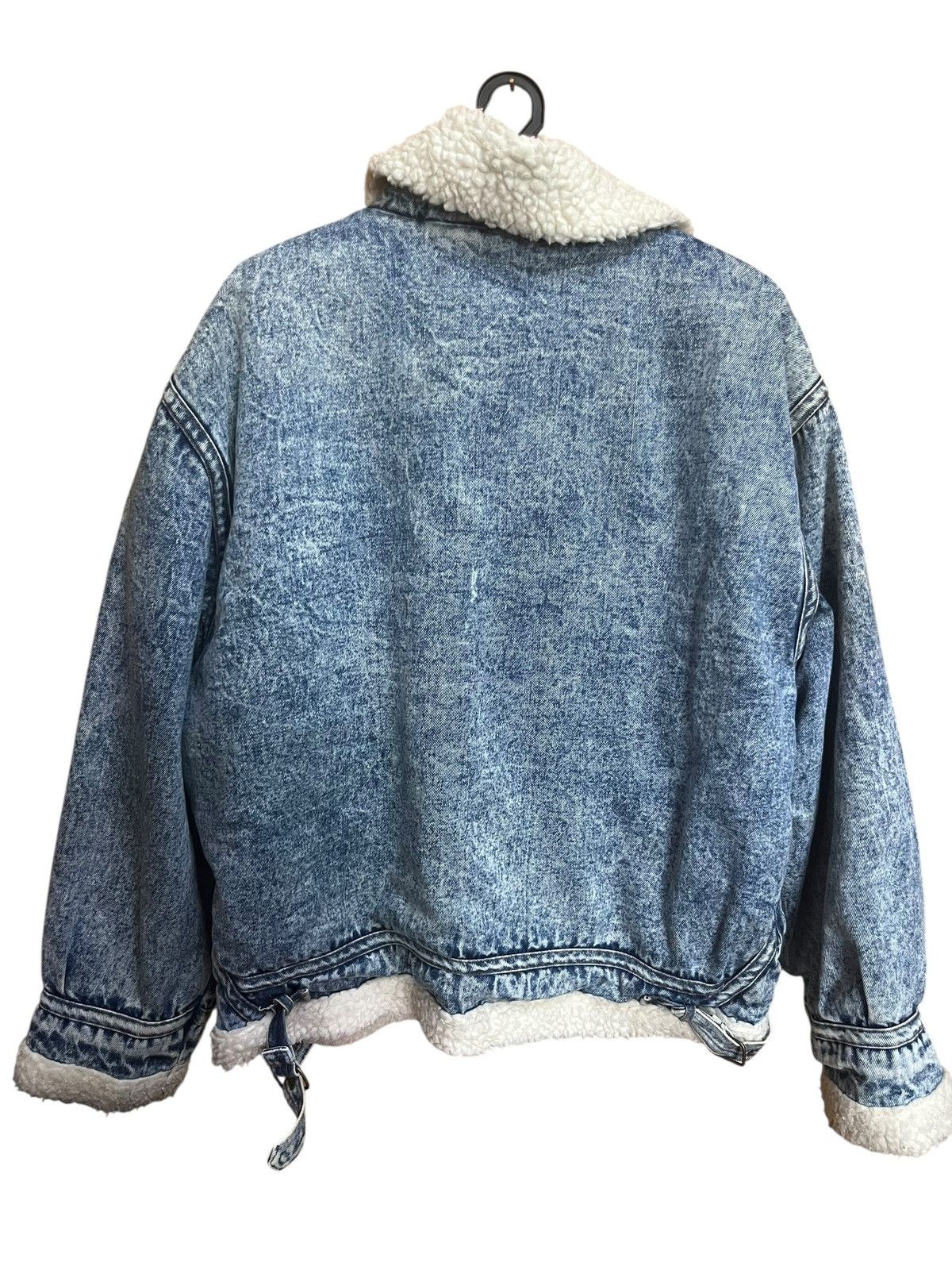Japanese Brand Hacienda Denim Fleece Lined Warm Winter Jacket Size US L / EU 52-54 / 3 - 2 Thumbnail