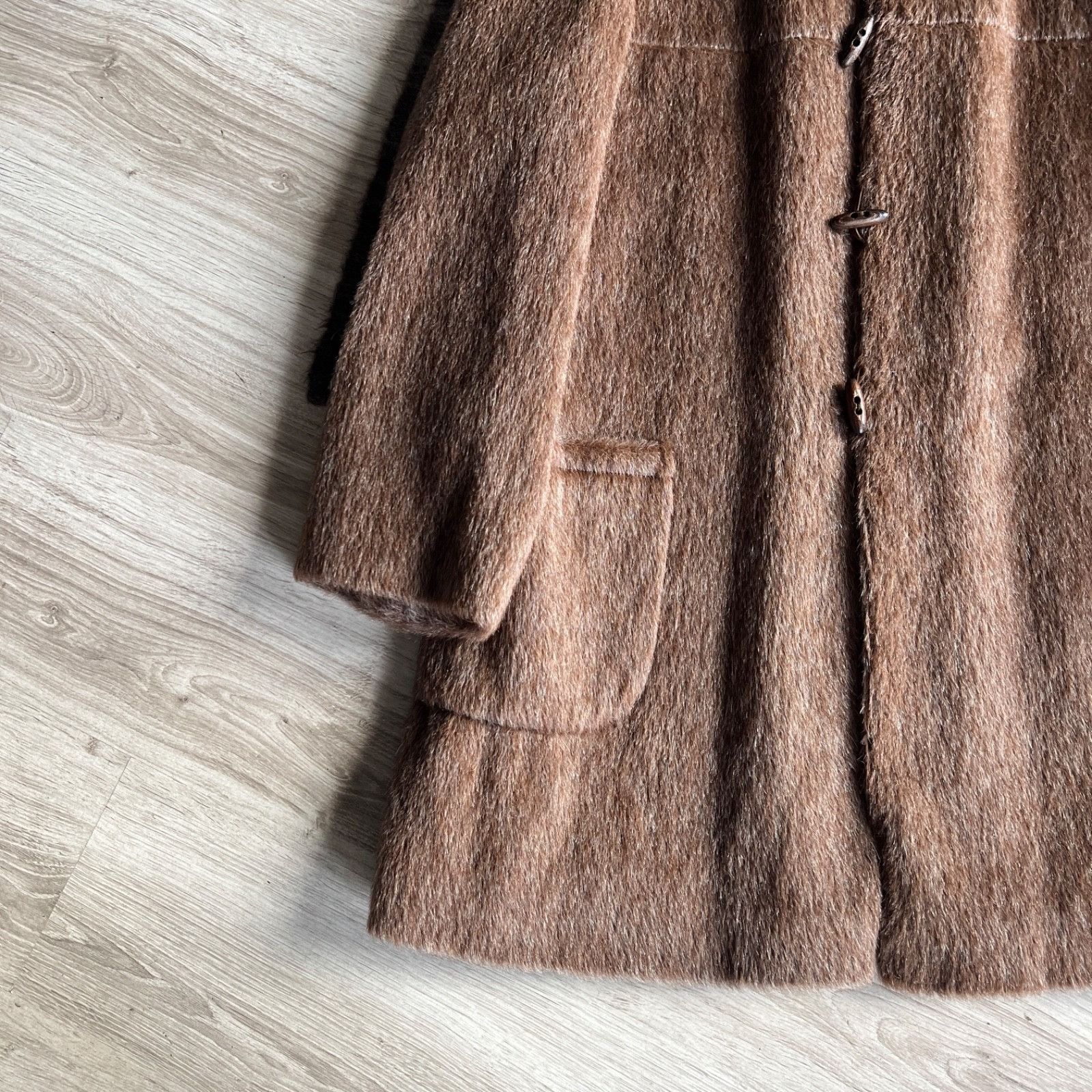 Other Peter Hahn Exclusiv Real Fur Rabbit Hooded Coat 0015BC Size L / US 10 / IT 46 - 4 Thumbnail