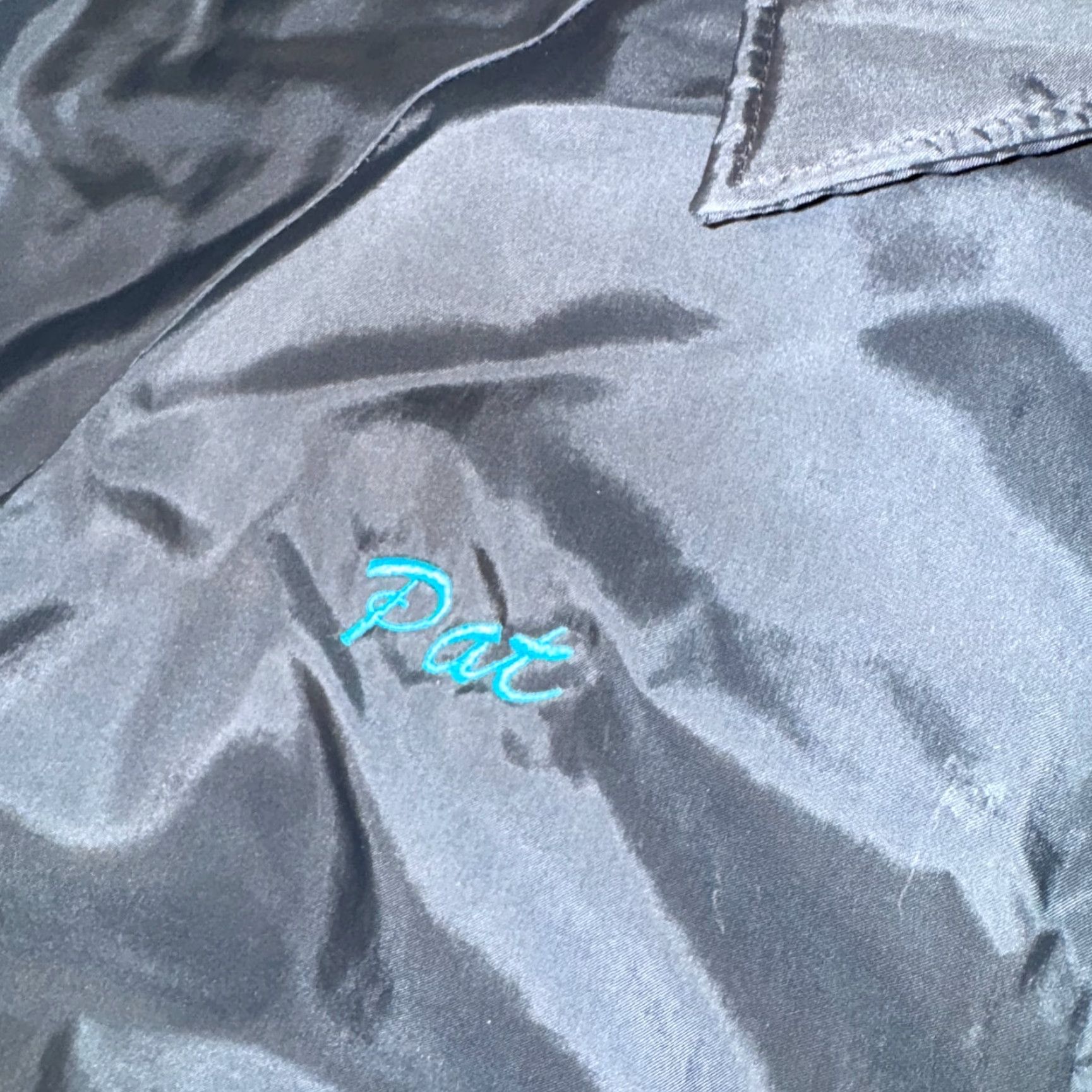 Vintage VINTAGE Hartwell Jacket Bomber L Mens L Black Nylon Lined Fleece USA Stagecoach Alaska Tour Button Front Crewneck? Size US L / EU 52-54 / 3 - 6 Thumbnail