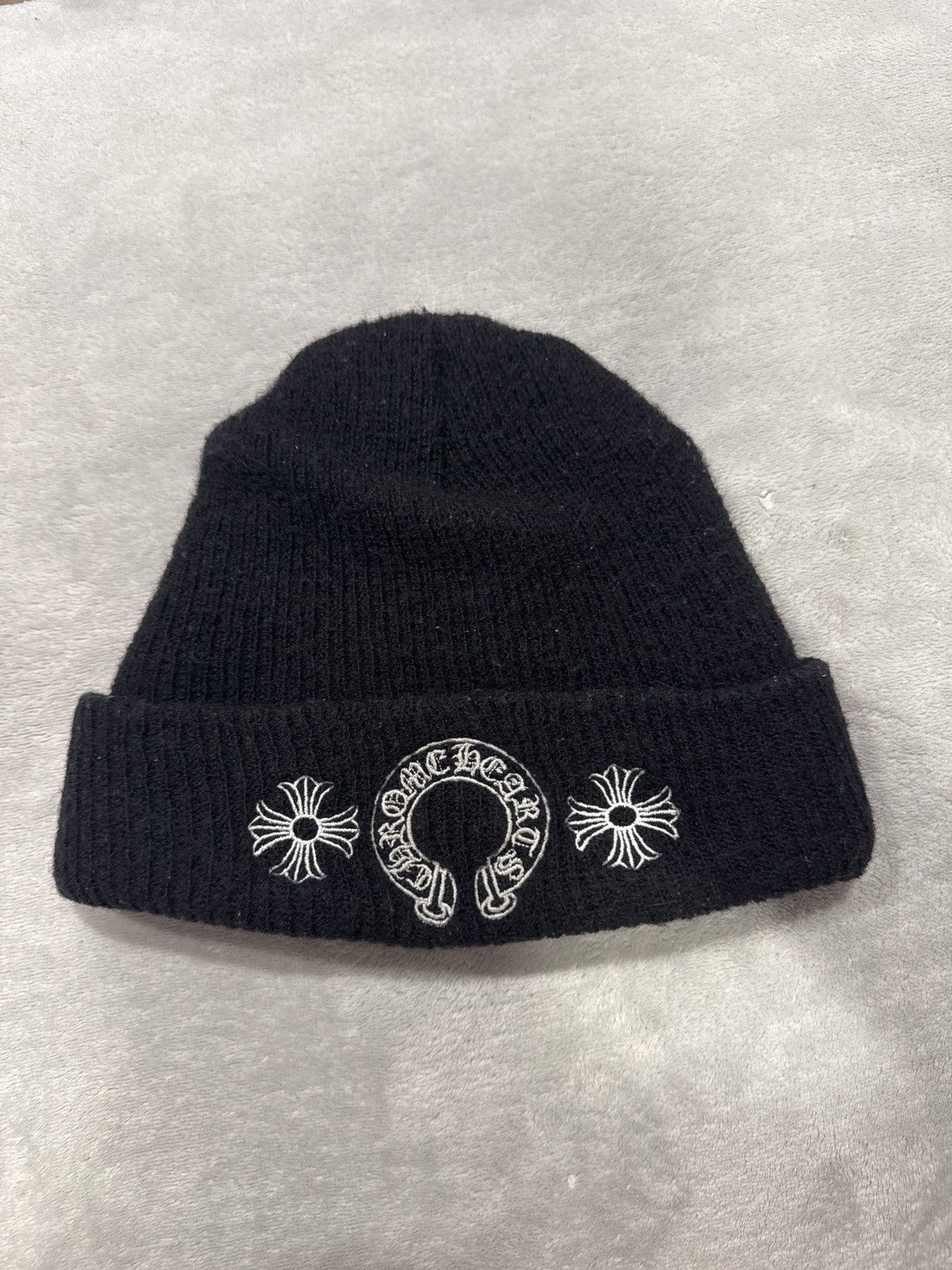 Chrome Hearts Horse Shoe Beanie ブラック CHROME HEARTS