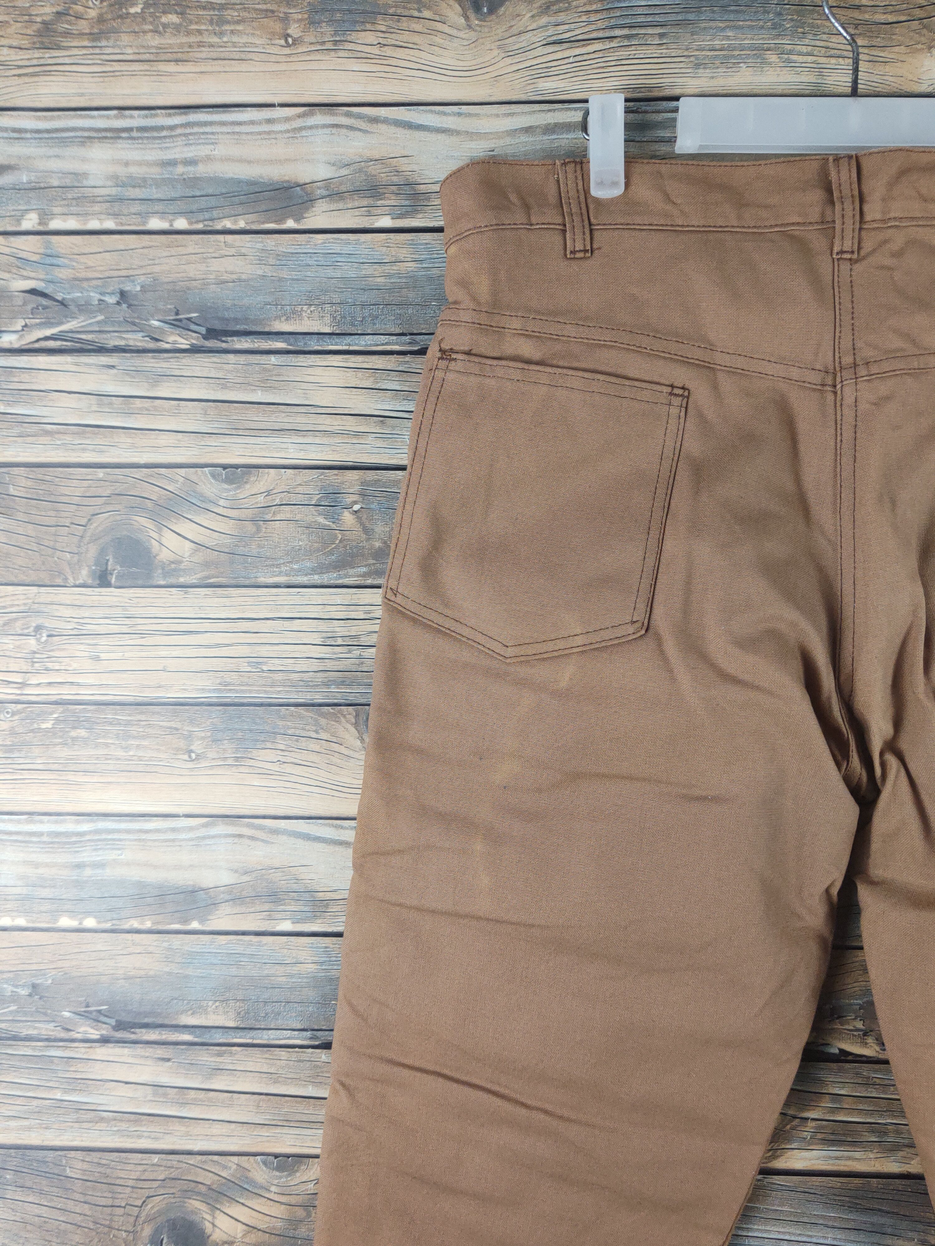 Japanese Brand DL Key Brown Multipocket Casual Pants #2733 Size US 37 - 8 Thumbnail