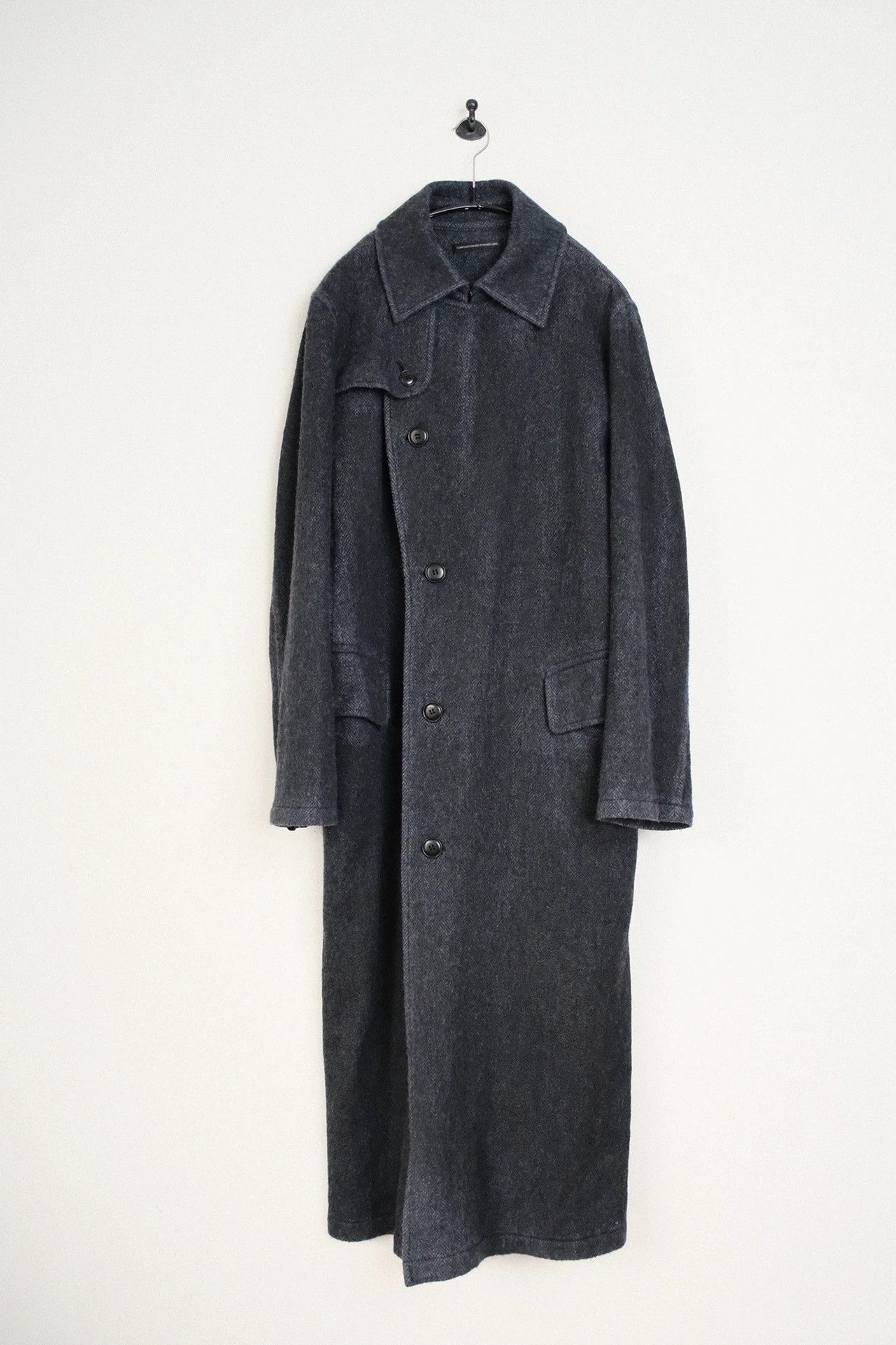 Yohji Yamamoto Yohji Yamamoto Y's 16AW Vintage Brush Inkblot Coat Size XS / US 0-2 / IT 36-38 - 6 Thumbnail