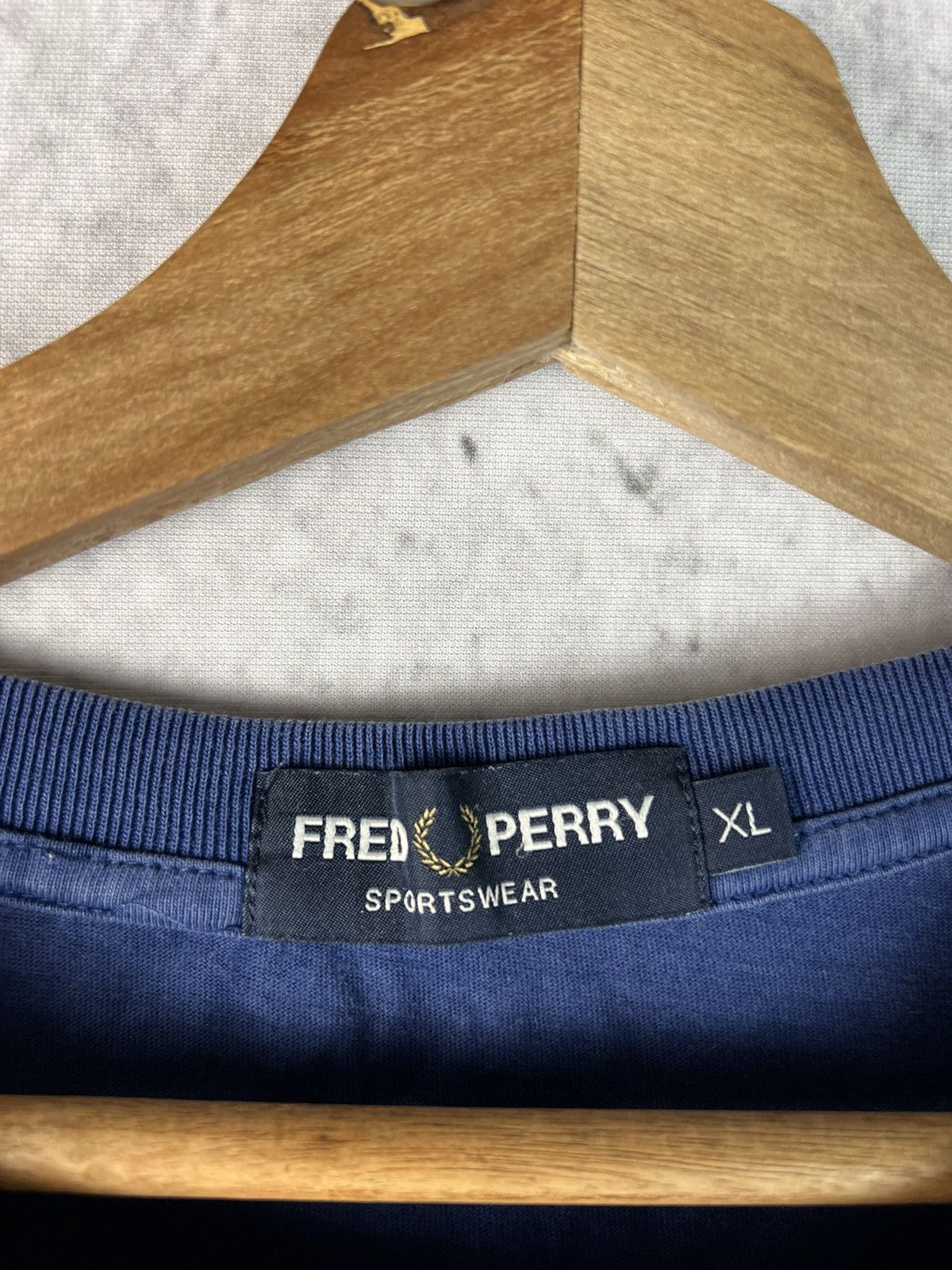 Fred Perry × Vintage FREDD PERRY VINTAGE OVERSIZE BIG LOGO T-SHIRT Size US XL / EU 56 / 4 - 3 Thumbnail