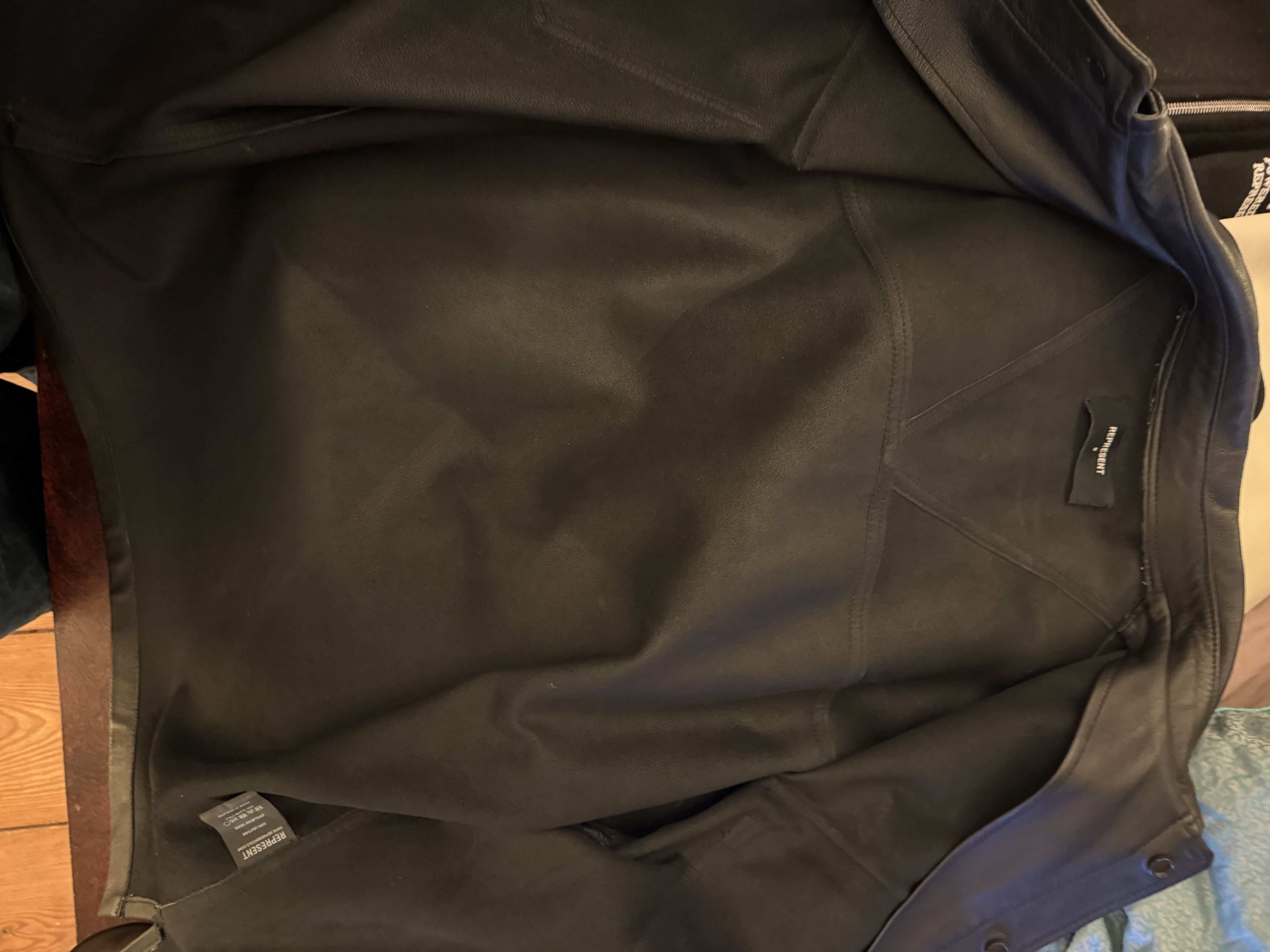 Represent Clo. REPRESENT Leather Overshirt Size US S / EU 44-46 / 1 - 5 Thumbnail